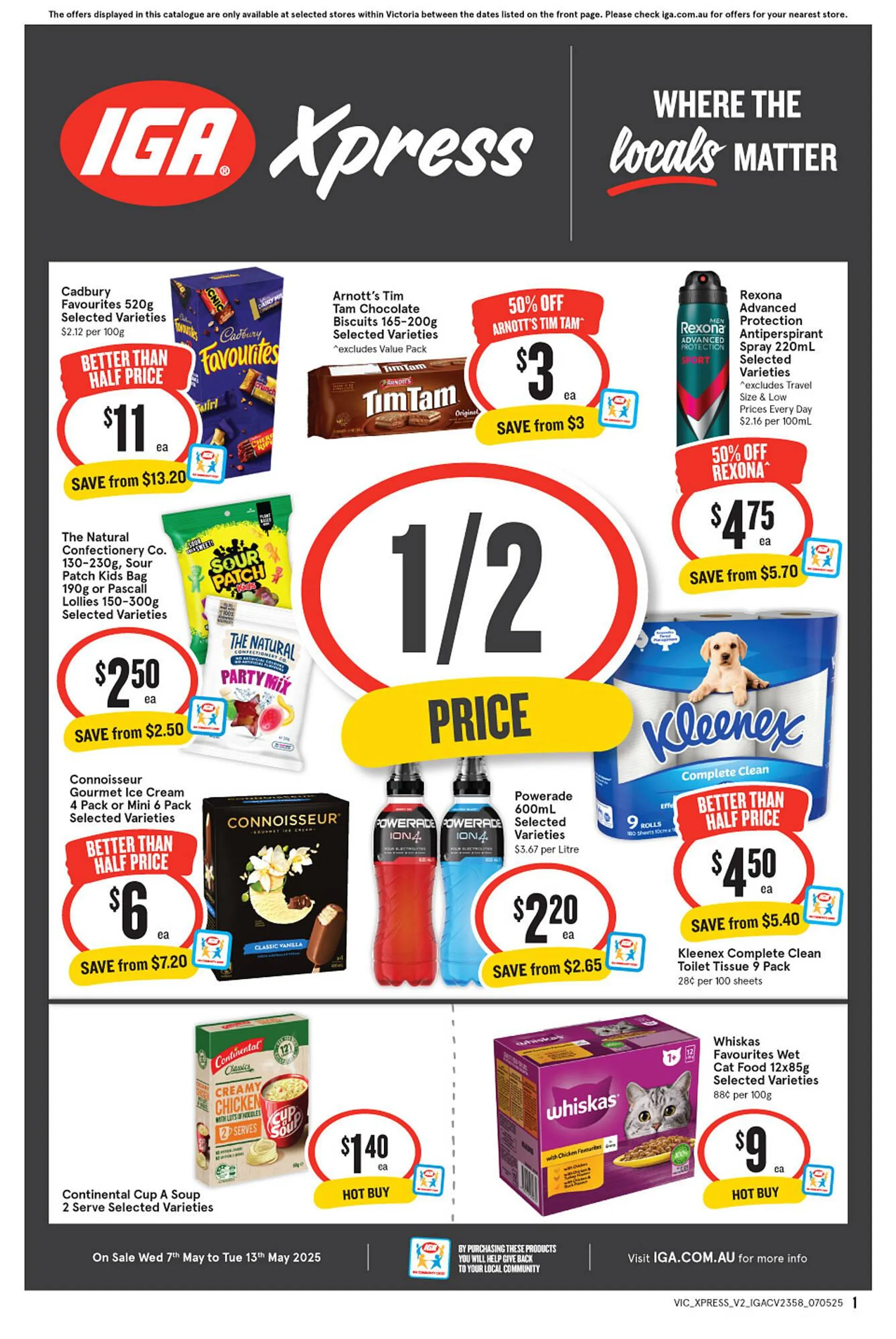 IGA catalogue - Catalogue valid from 7 May to 13 May 2025 - page 1