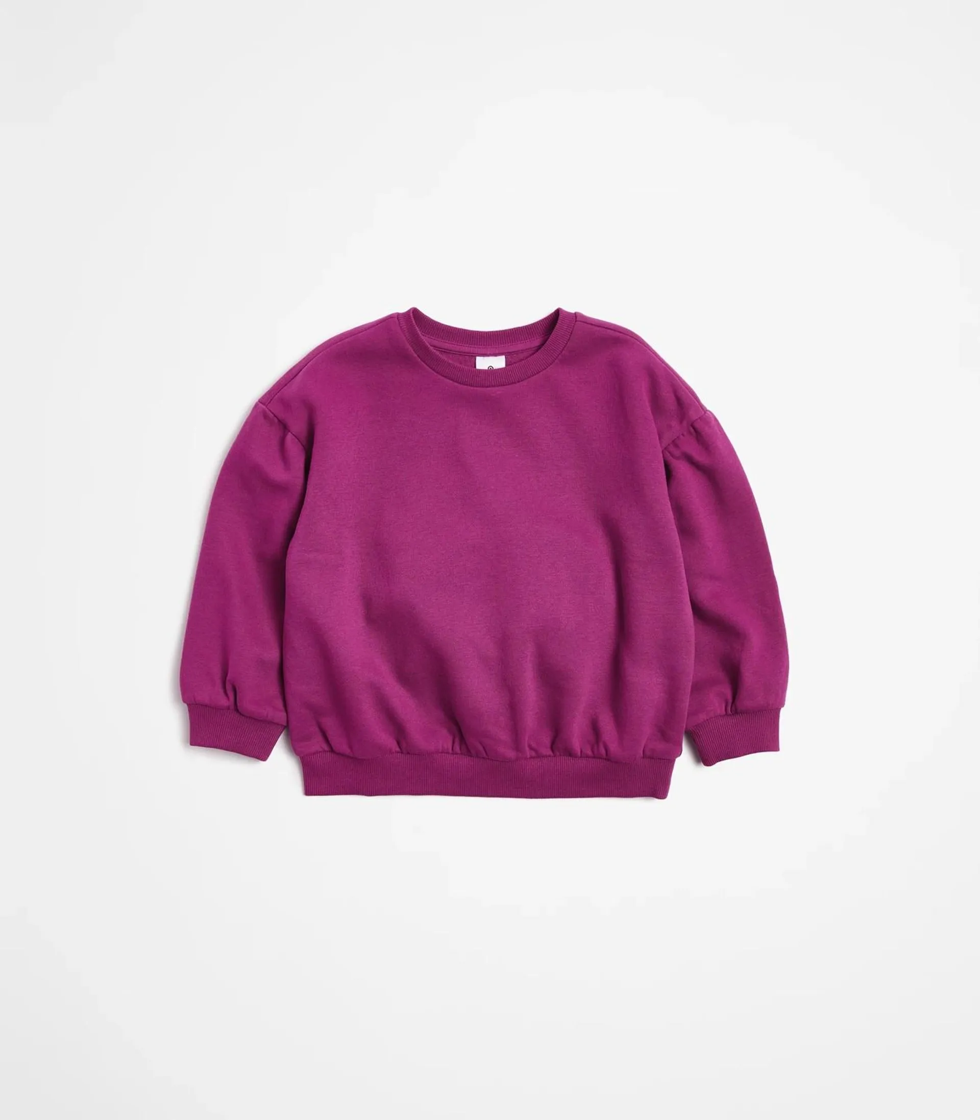 Balloon Sleeve Jumper - Dark Pink