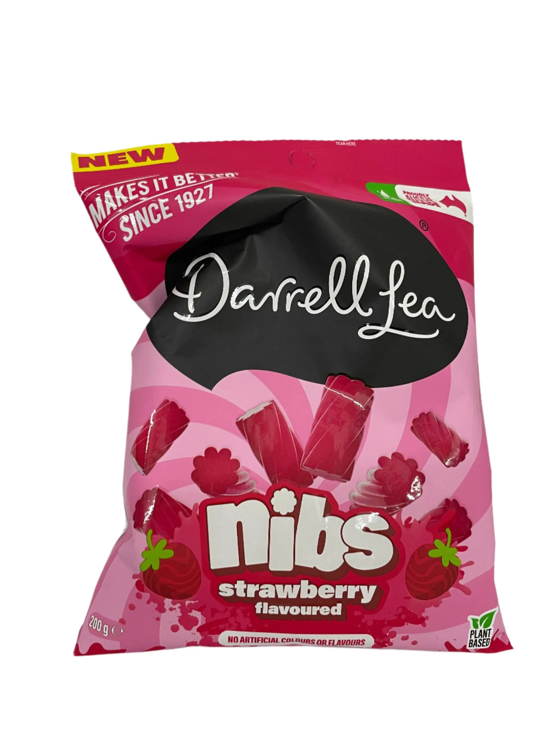 Darrell Lea Strawberry Nibs 200g