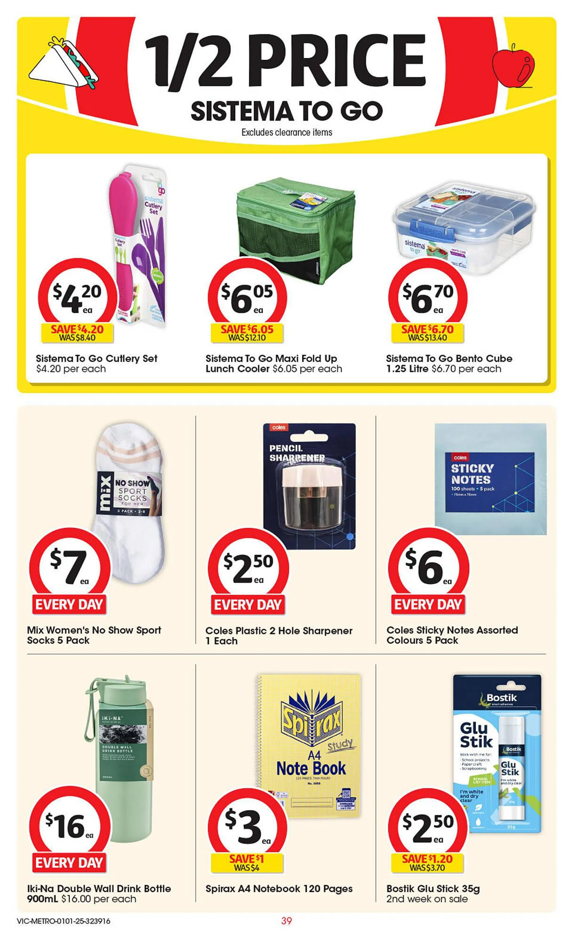 Coles catalogue - Catalogue valid from 1 January to 7 January 2025 - page 40