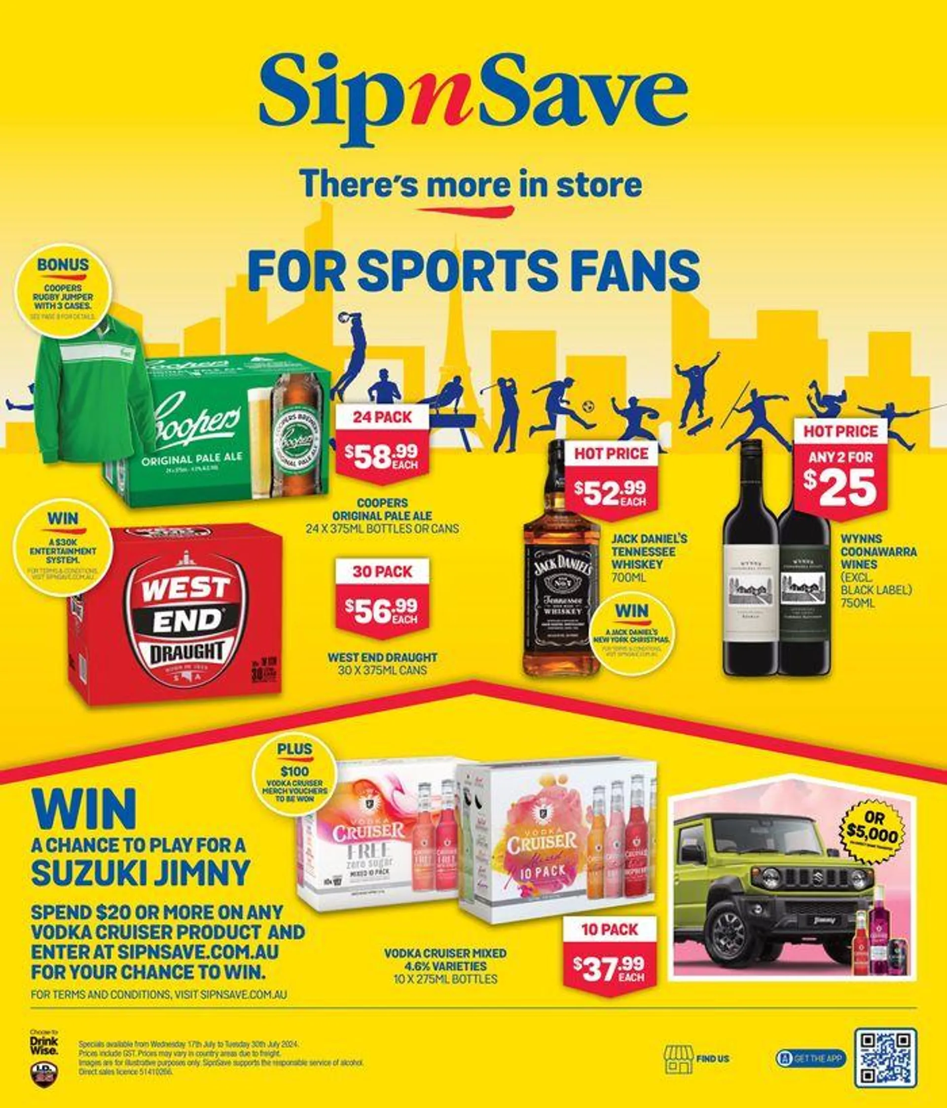 There's More In Store For Sports Fans - Catalogue valid from 17 July to 30 July 2024 - page 1