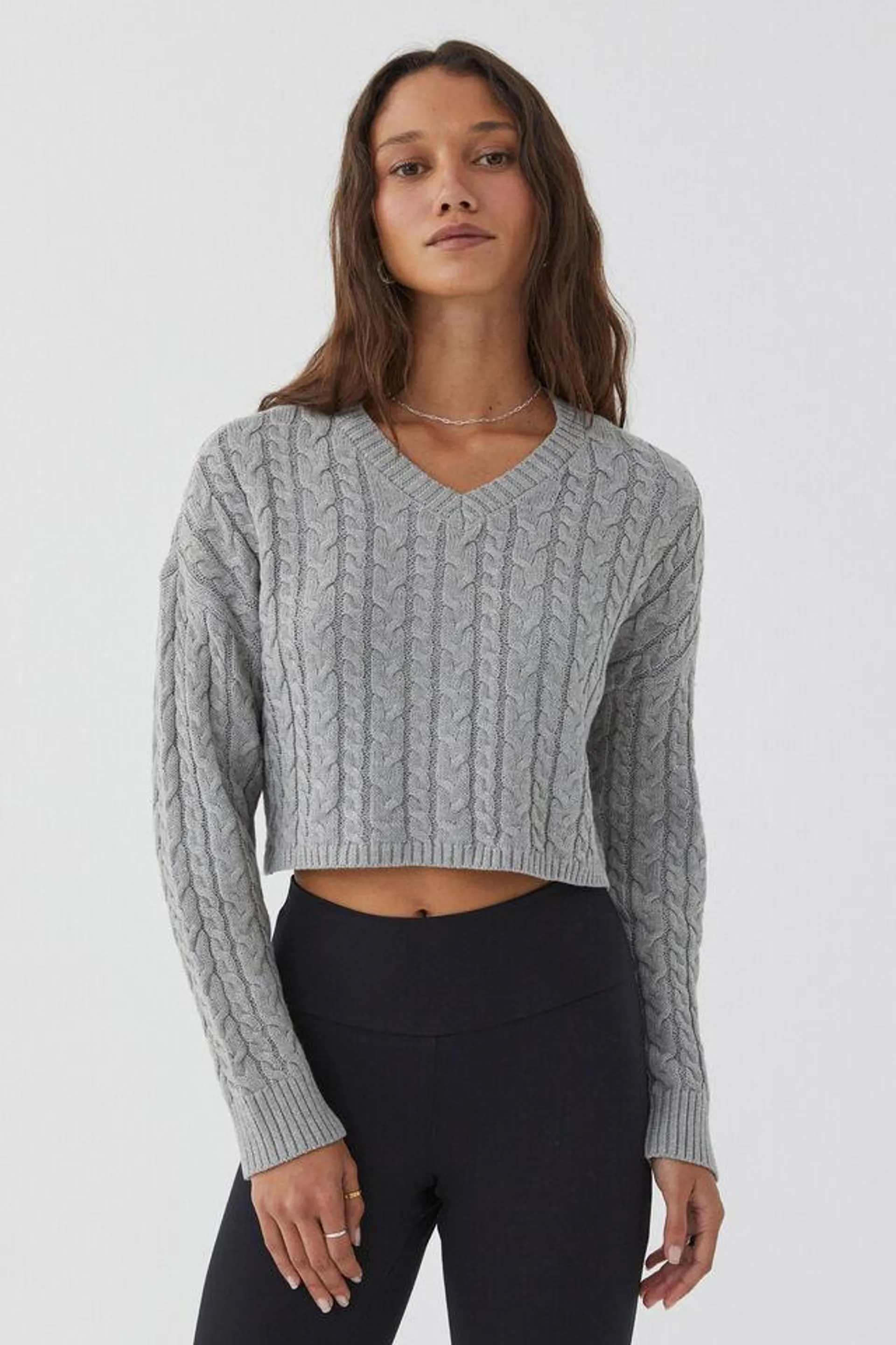 Leila Cable Knit Jumper