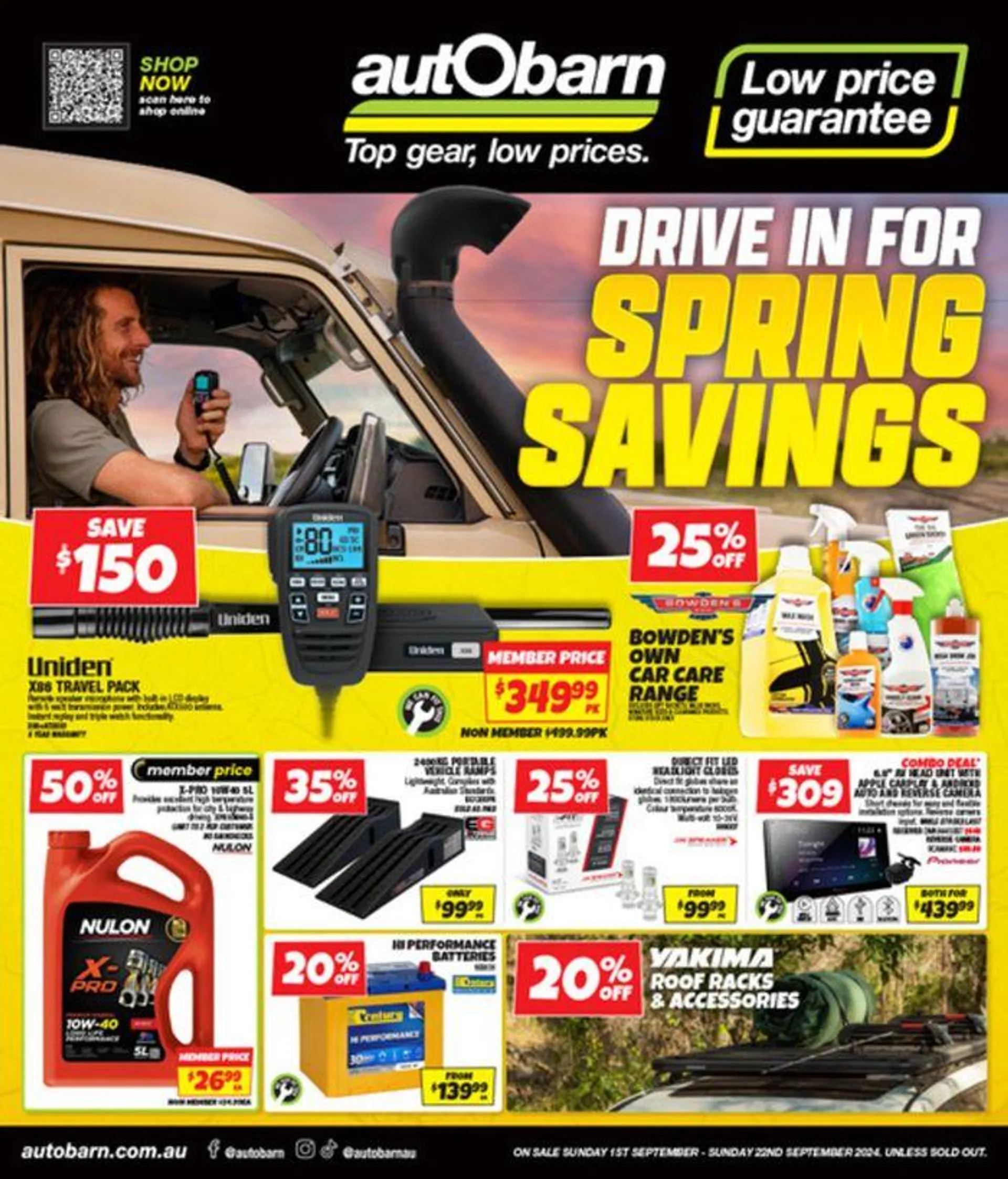 Drive in for Spring Savings - 1