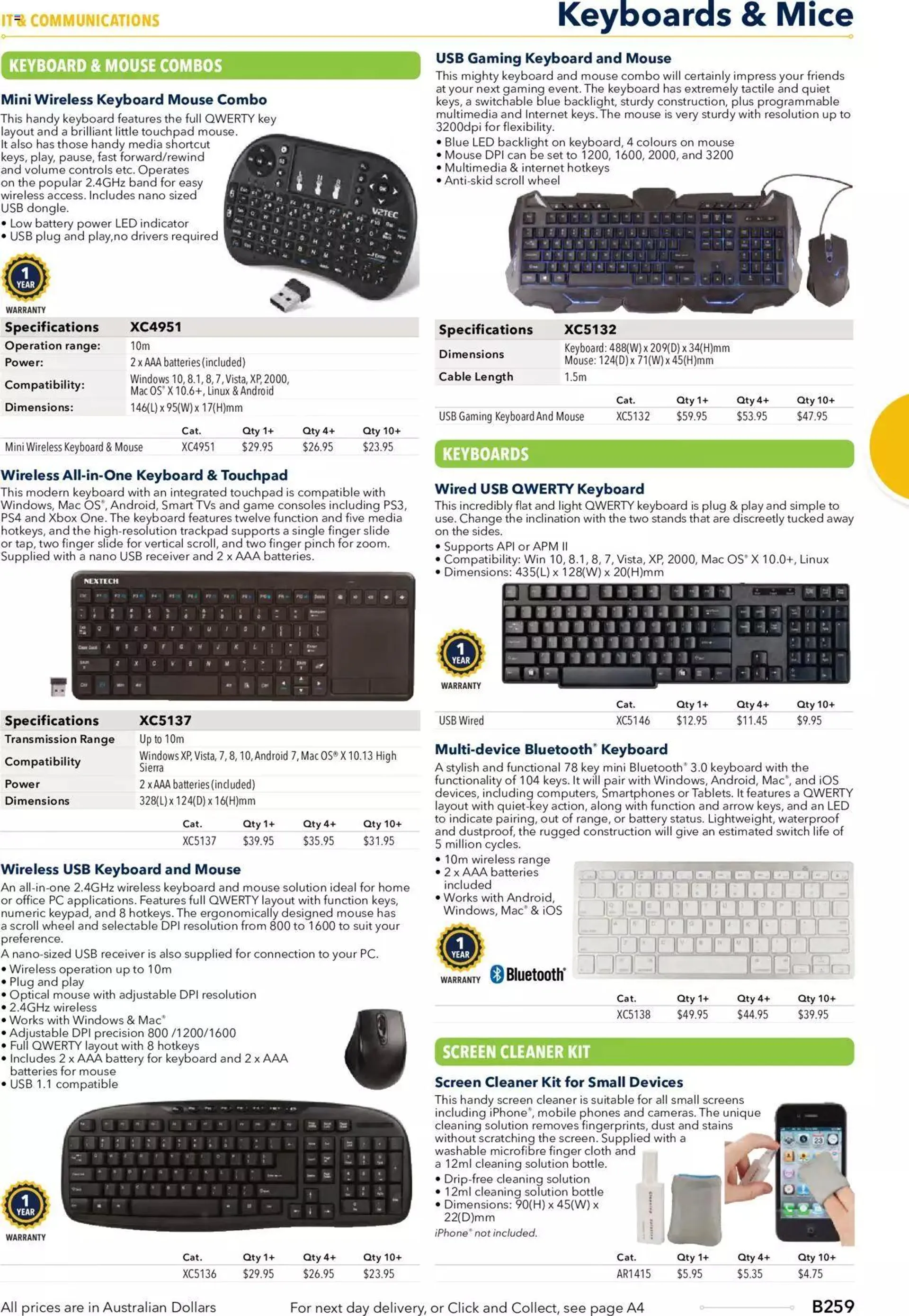 Jaycar Annual Engineering & Scientific Catalogue - Catalogue valid from 27 October to 31 December 2024 - page 259