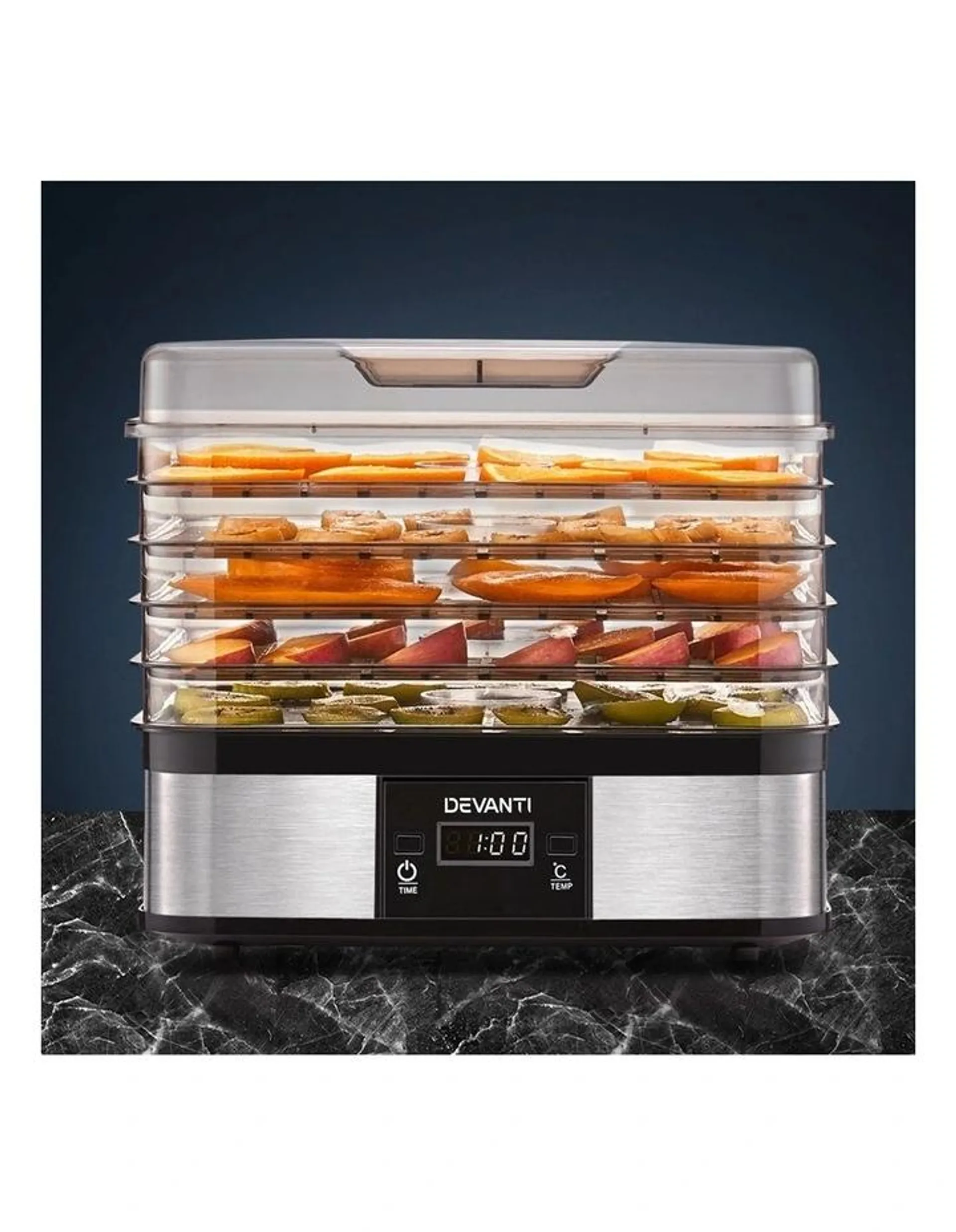 Food Dehydrator With 5 Trays