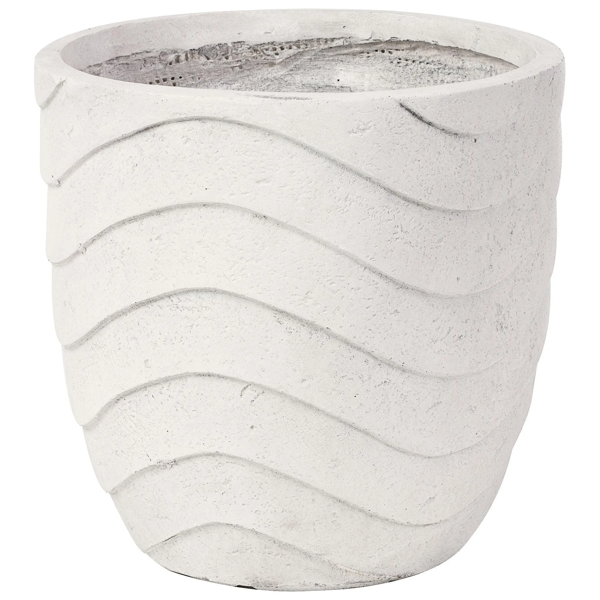 Fibre Clay Pot Wave 31.5x30.5 Medium