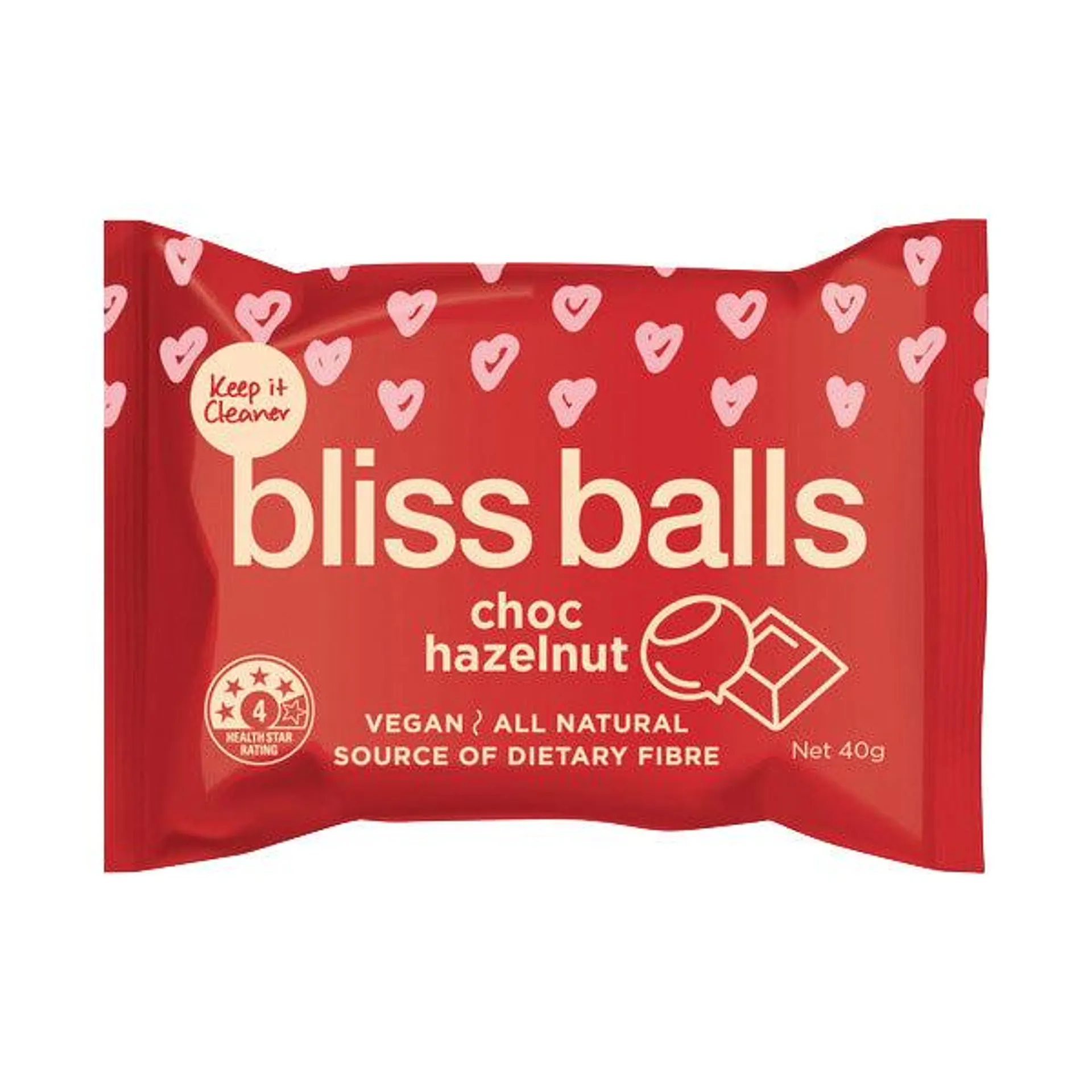 Box of 12 for $8 - Keep It Cleaner Bliss Balls & Nut Butter Balls 40g Varieties