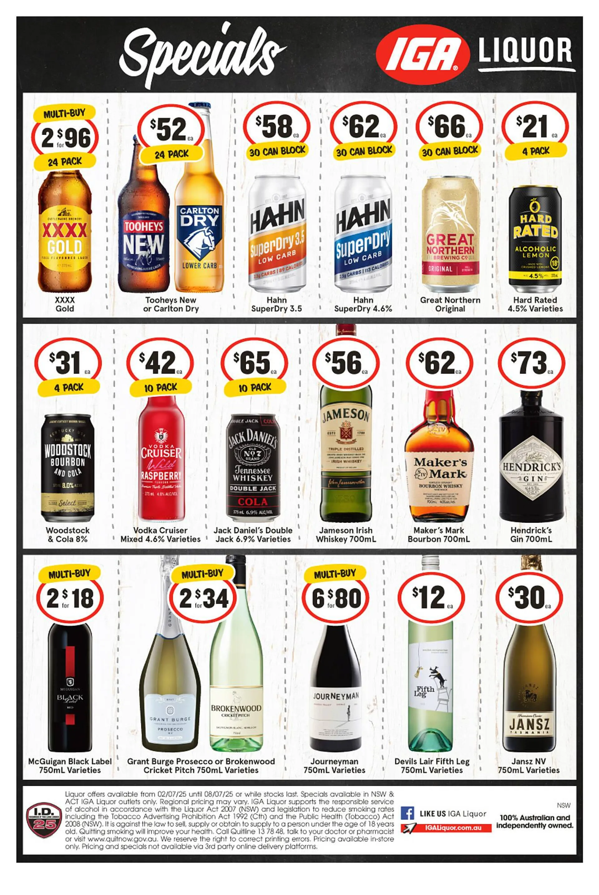 IGA Liquor catalogue - 1