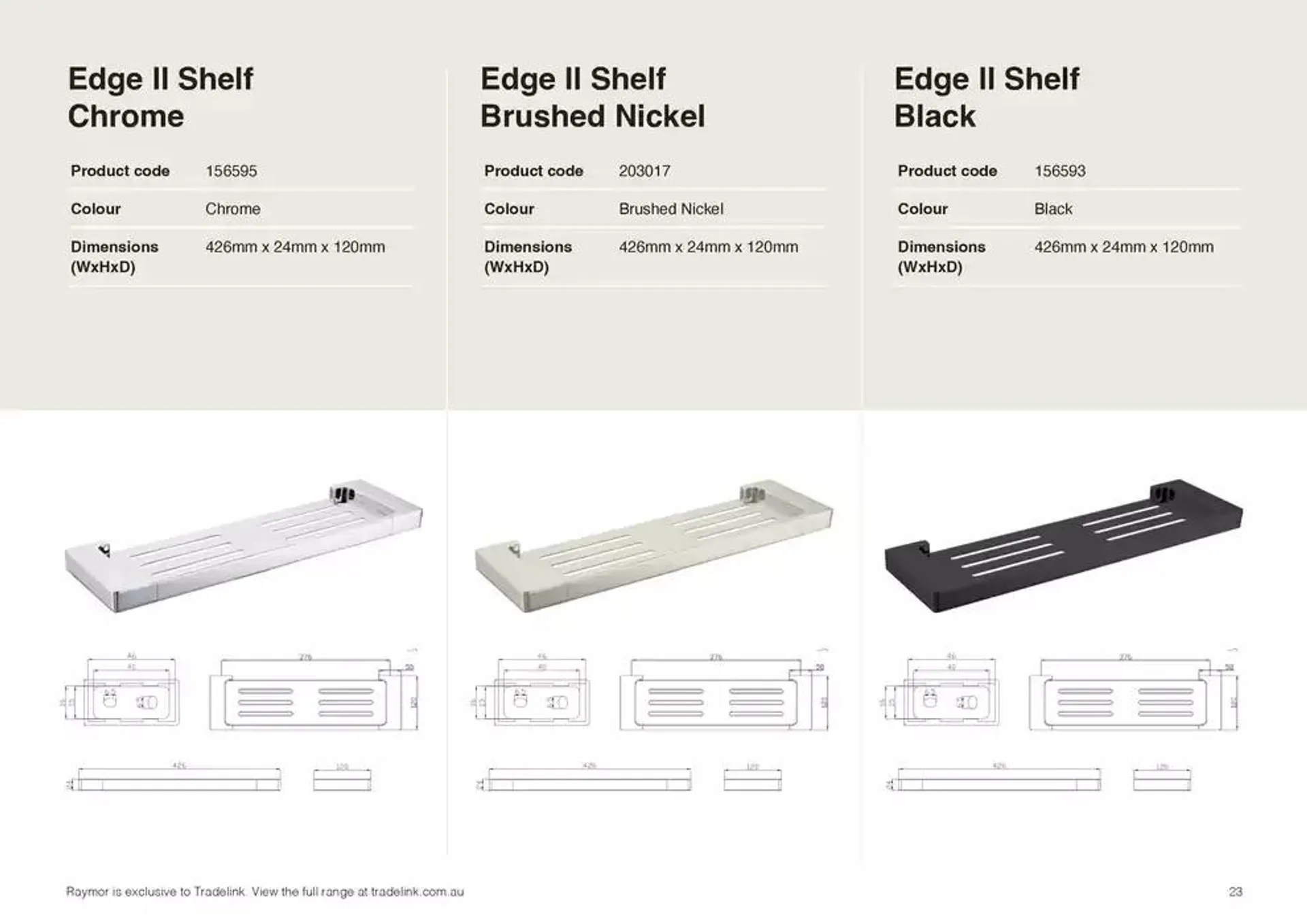 Raymor Brochure Accessories 2025 - Catalogue valid from 24 December to 31 January 2025 - page 23