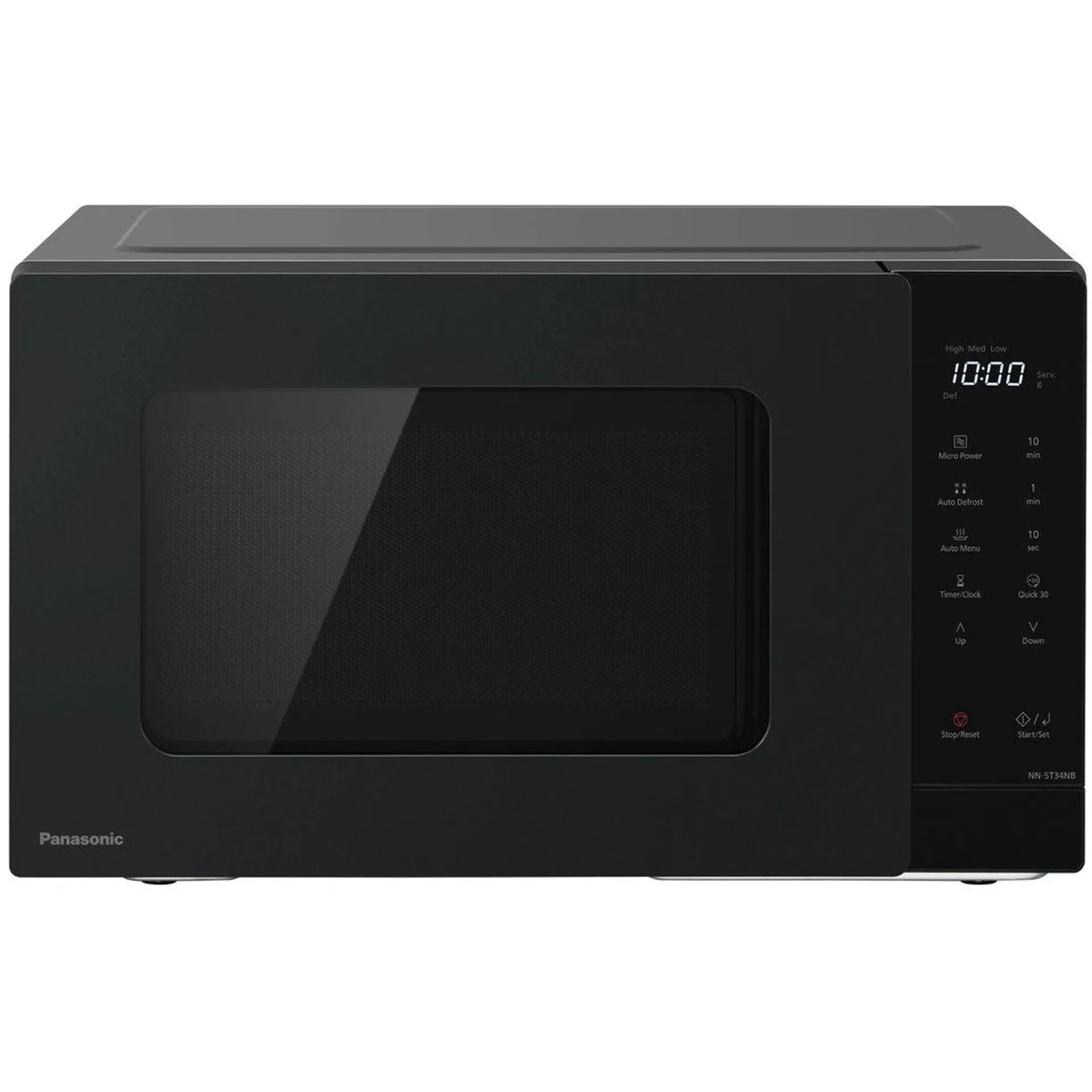 Panasonic 25L Microwave Oven - Black. NN-ST34NBQPQ