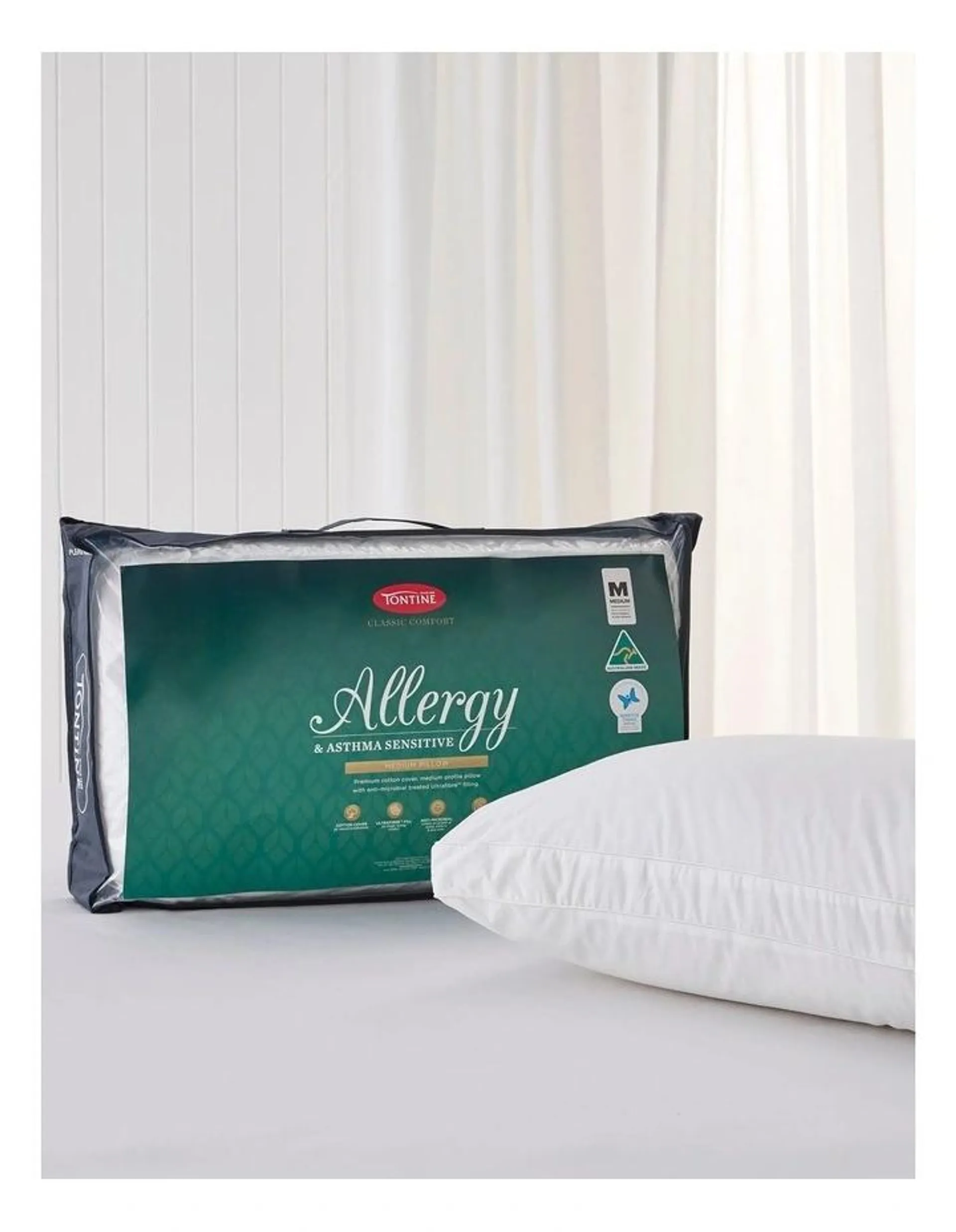 Classic Allergy Sensitive Pillow in White