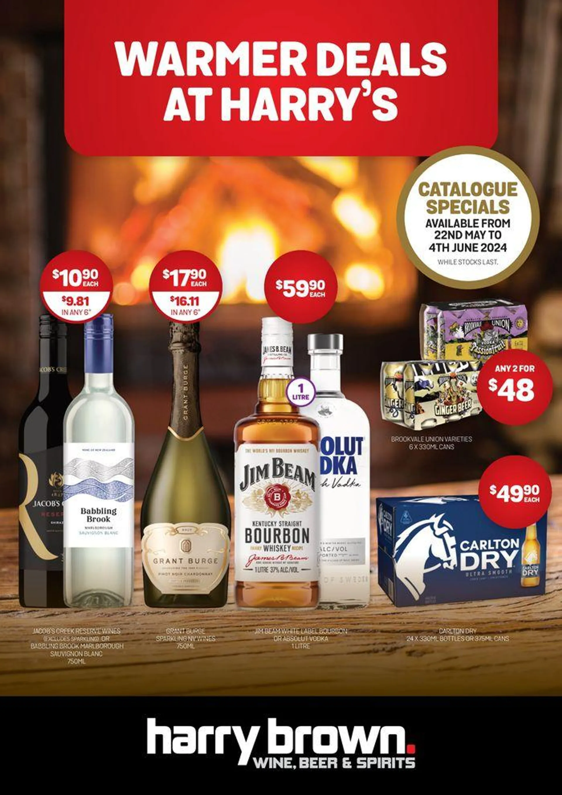 Warmer Deals at Harrys - 1