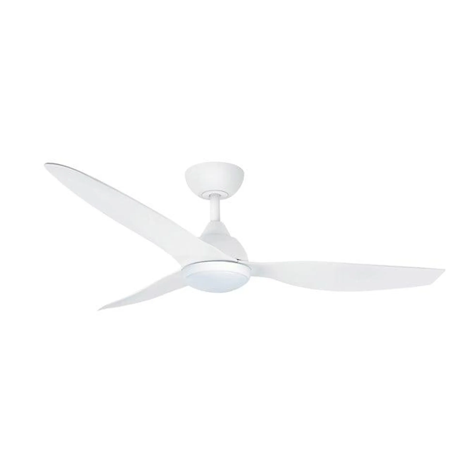 Avoca DC WIFI 1320mm Ceiling Fan with 20W LED Light Matt White