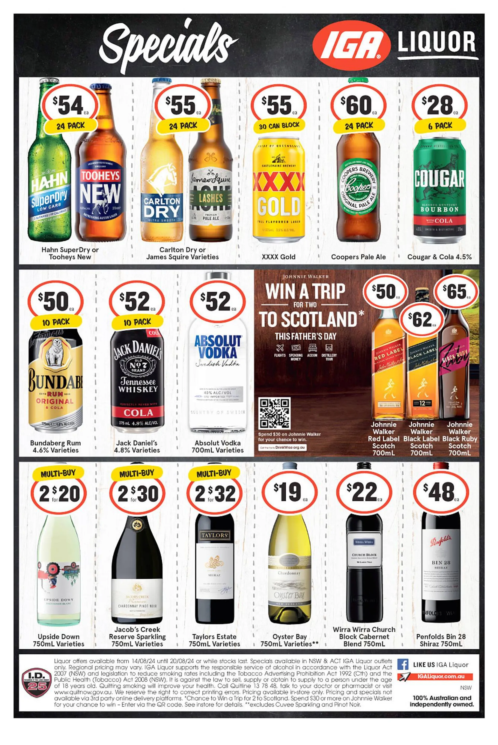 IGA Liquor catalogue - 1