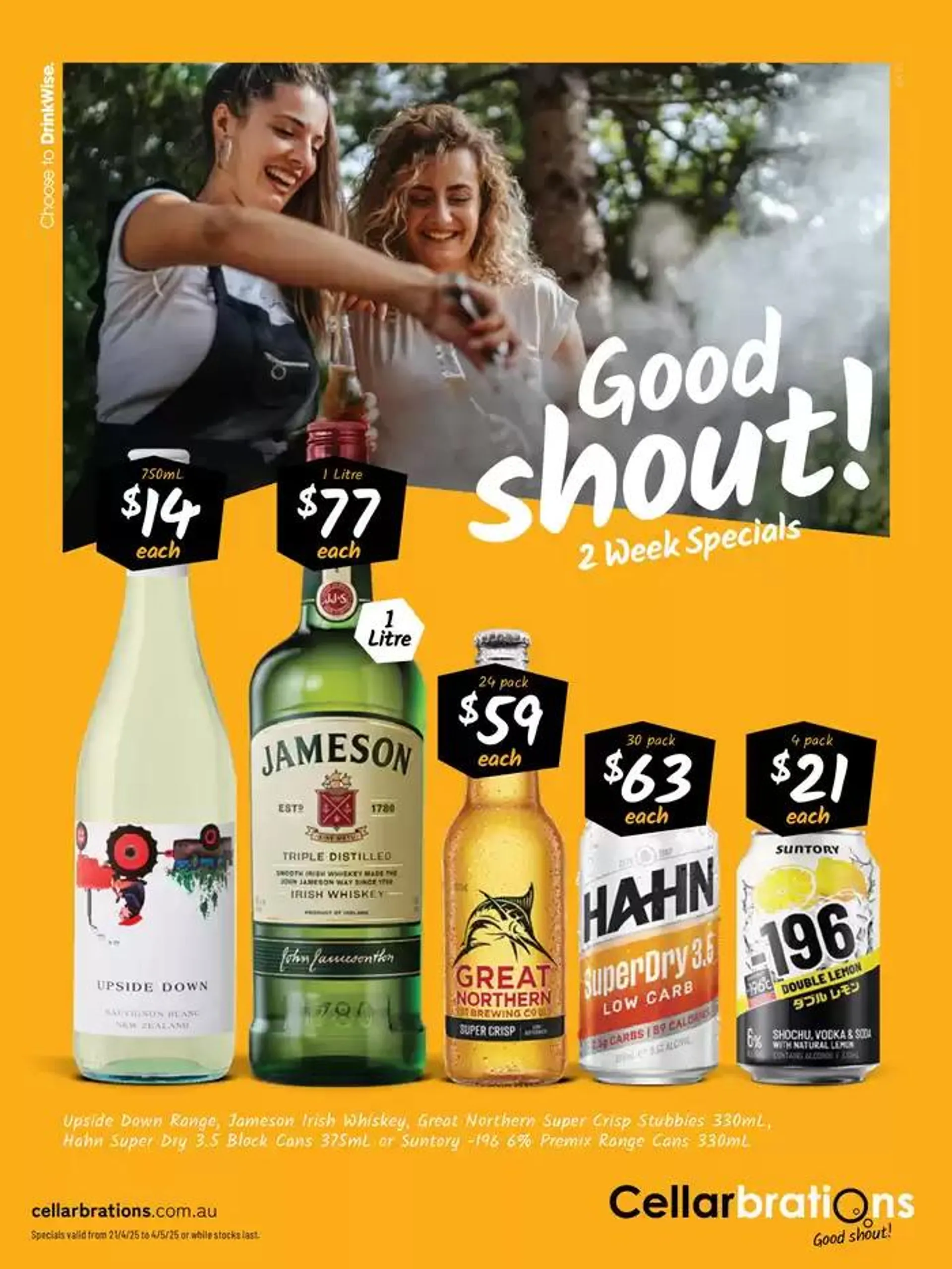 Good shout! 21/04 - 1