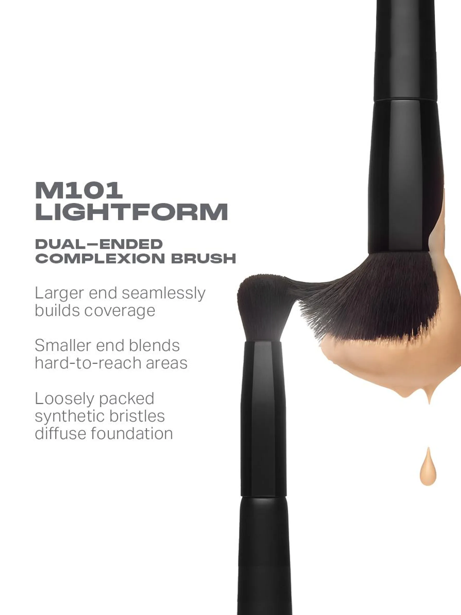 M101 Lightform Dual Ended Complexion Brush 27.8g
