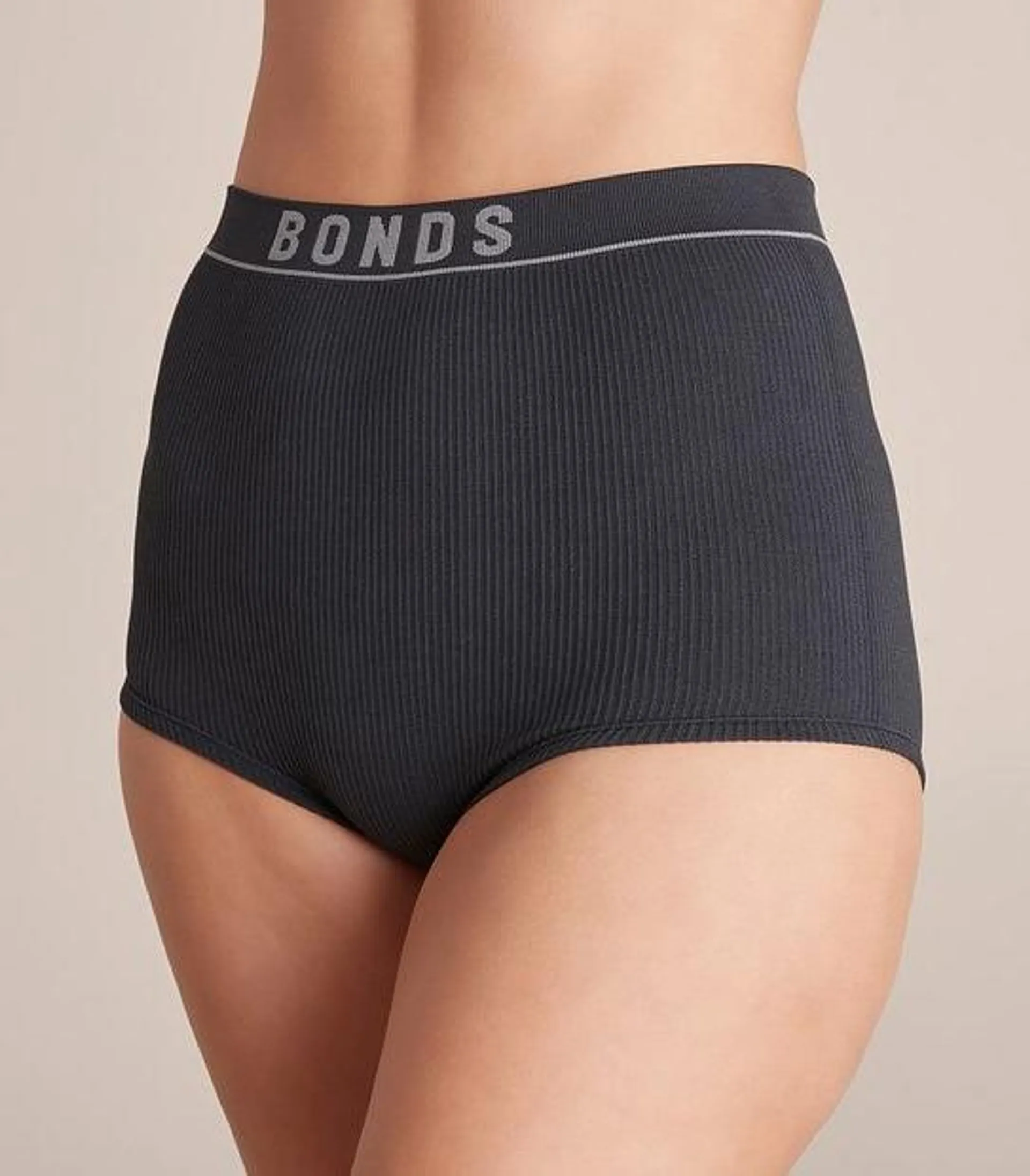 Bonds Retro Rib Shorties - Black