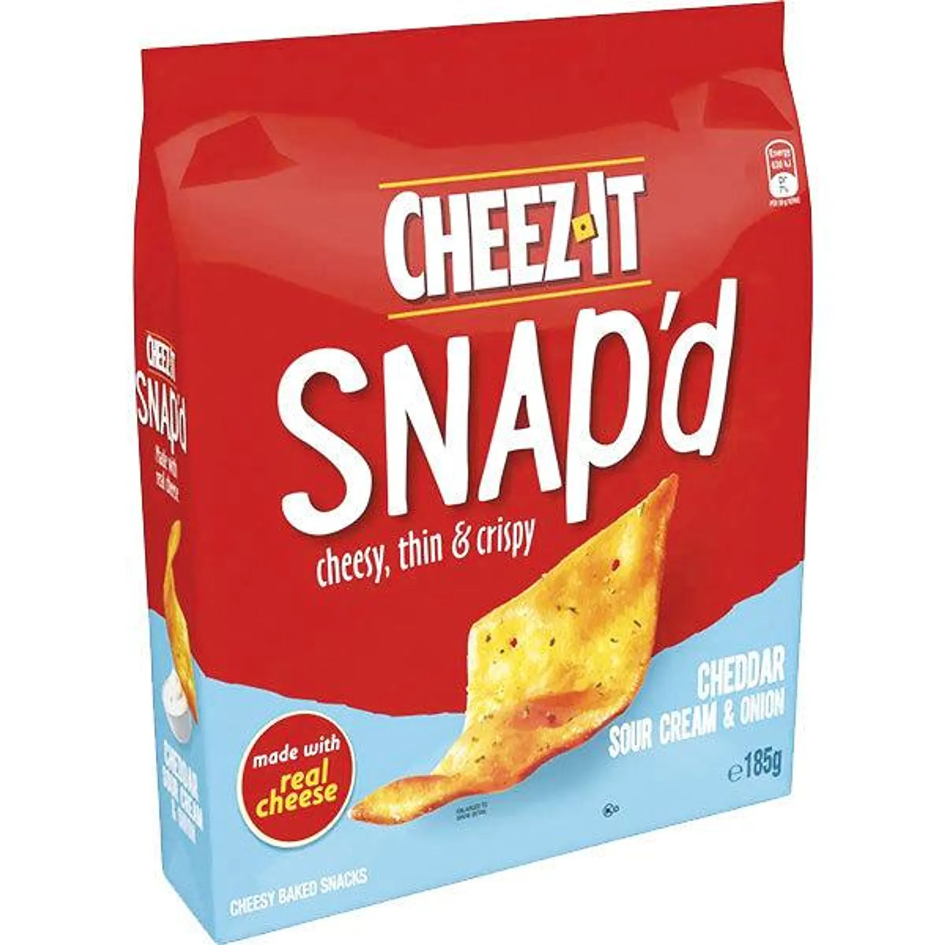 3 for $5 - Cheez it Snap'd Sour Cream & Onion 185g