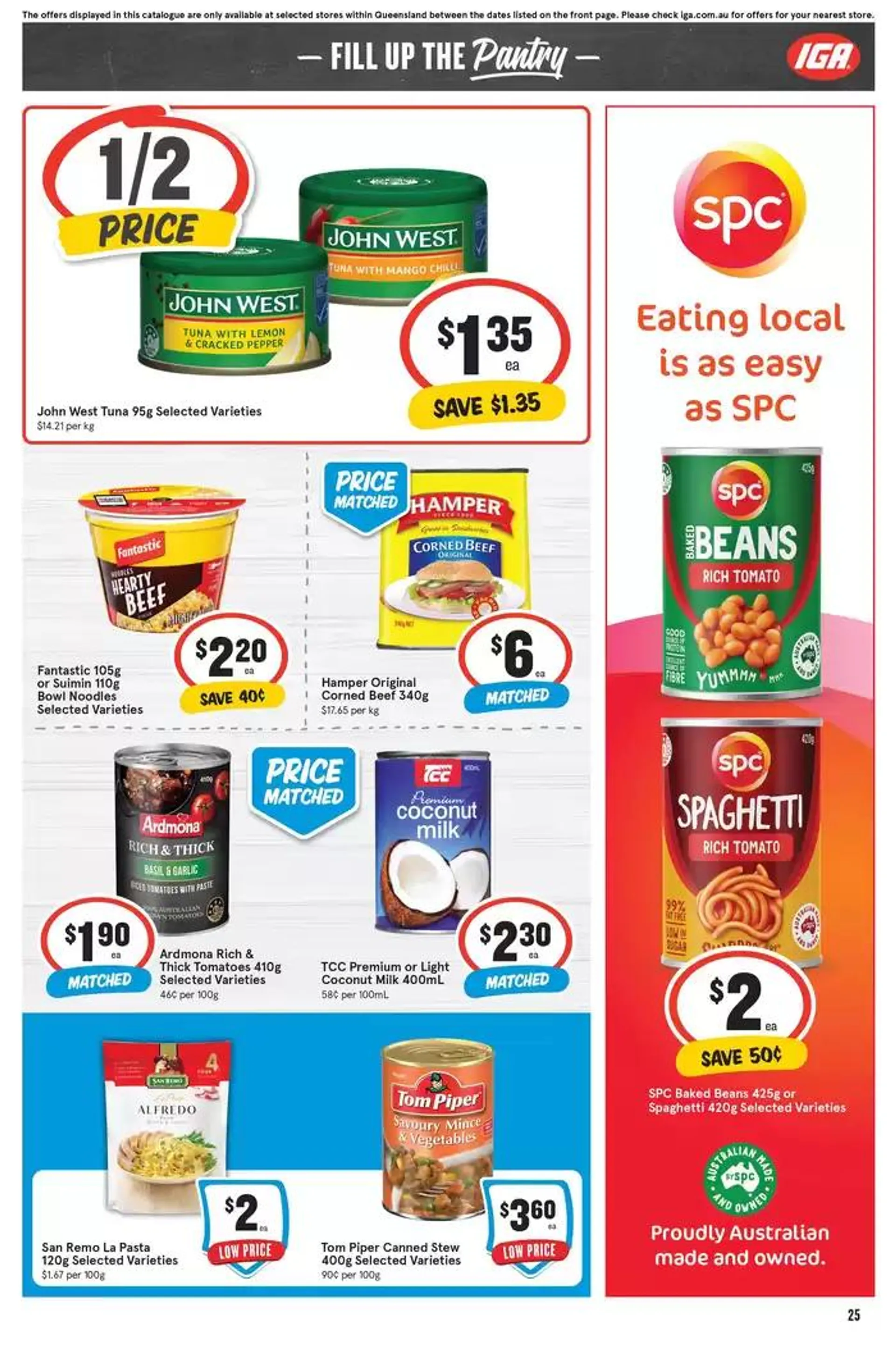 IGA - 1/2 Price - 25/09 - Catalogue valid from 25 September to 1 October 2024 - page 25