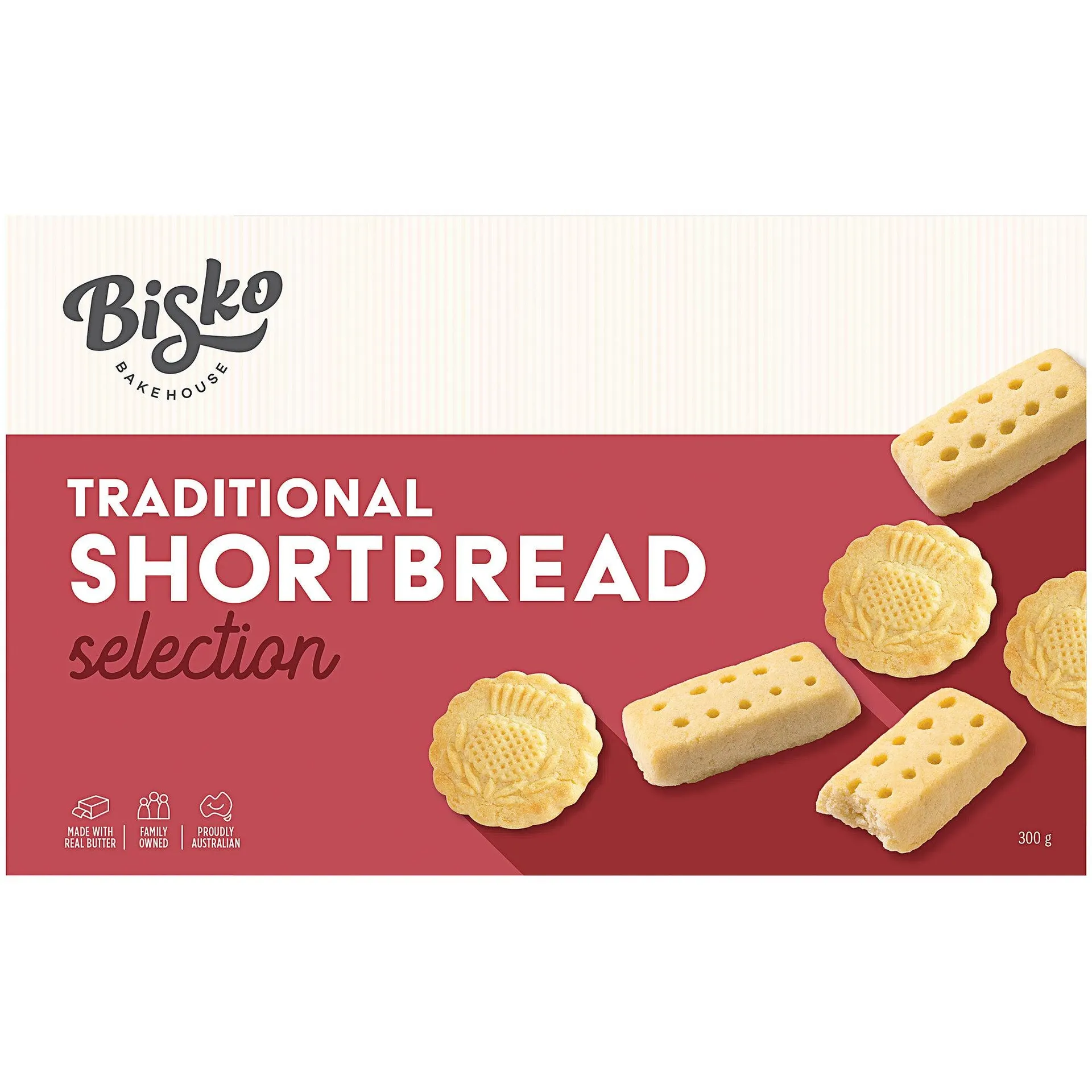 Bisko Traditional Selection Shortbread 300g