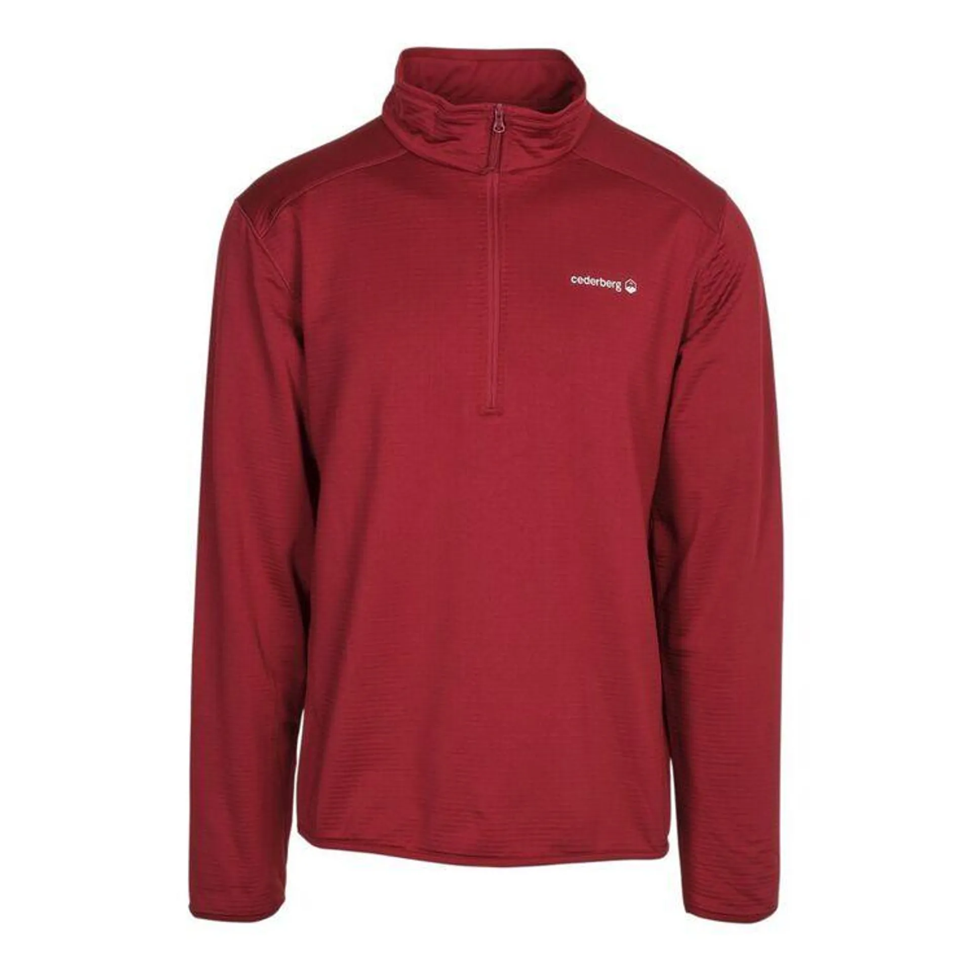 Cederberg Men's Half Zip Active Fleece Red