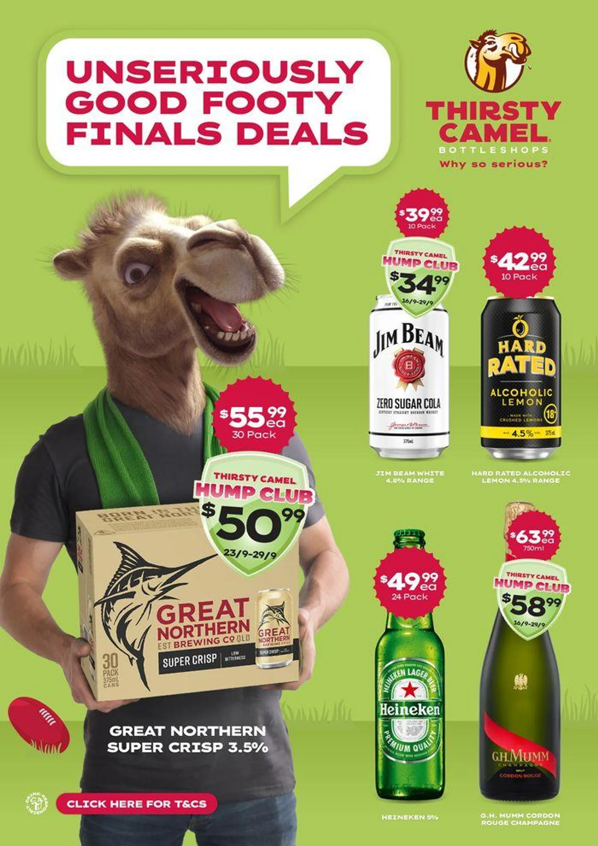 Unseriously Good Footy Final Deals - 1