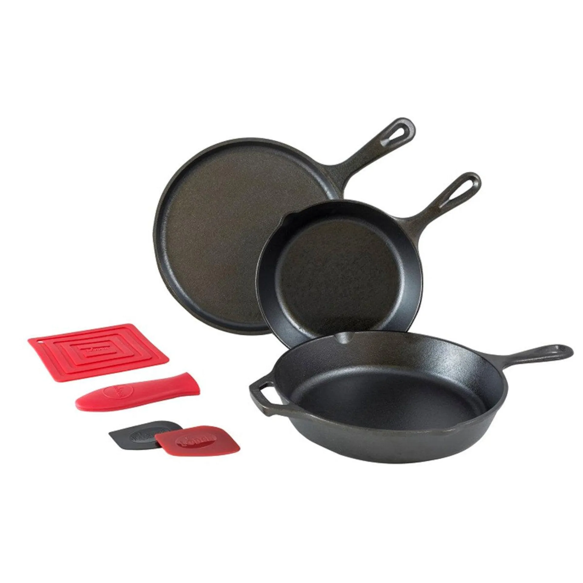 Lodge Cast Iron Skillet Set 6 Piece