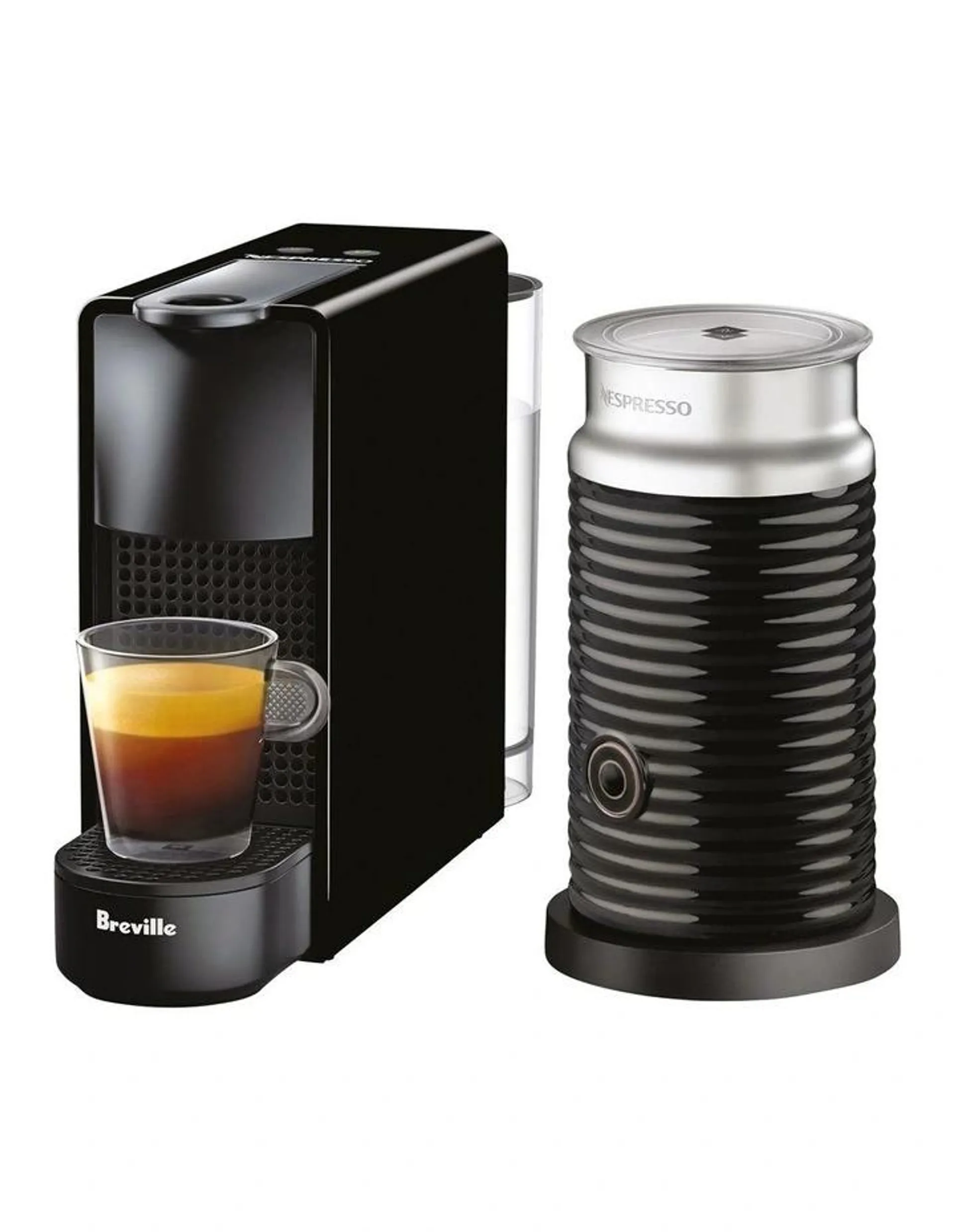 Nespresso Essenza Mini & Milk Capsule Coffee Machine BEC250BLK