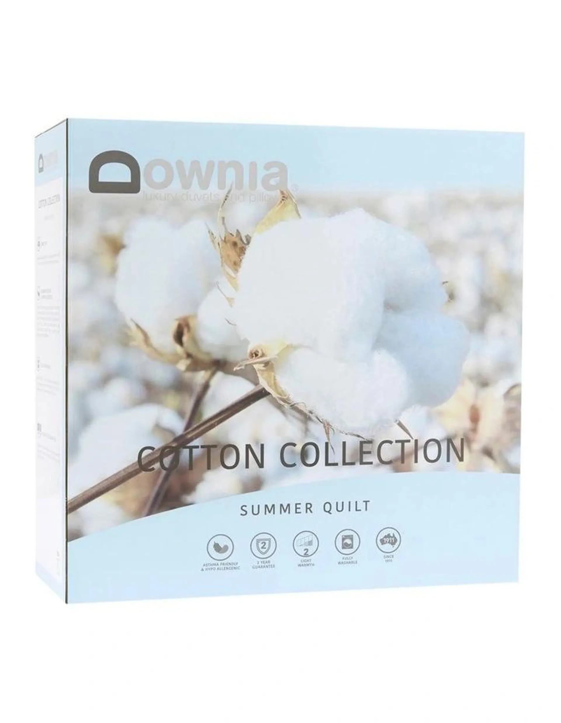 Cotton Collection Summer Quilt in White