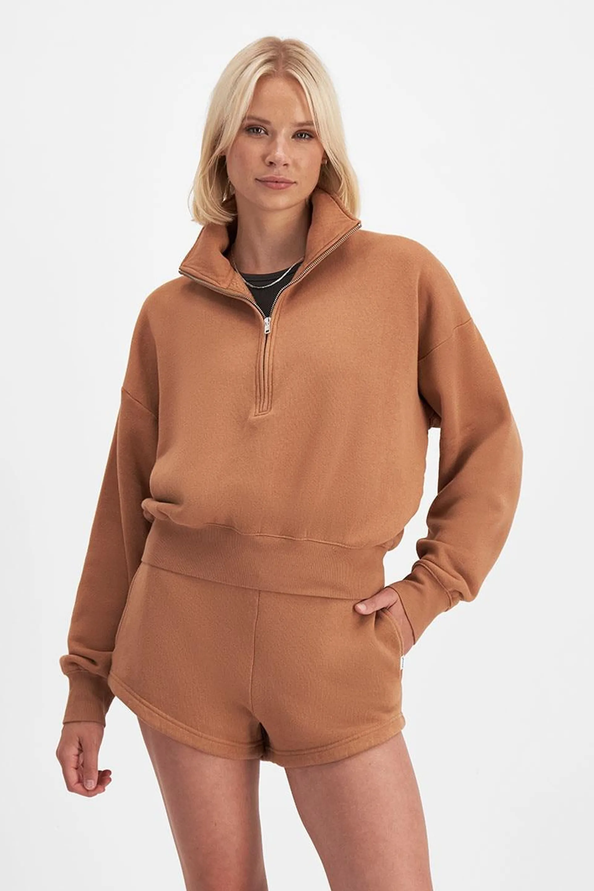 Sweats Relaxed Half Zip Pullover