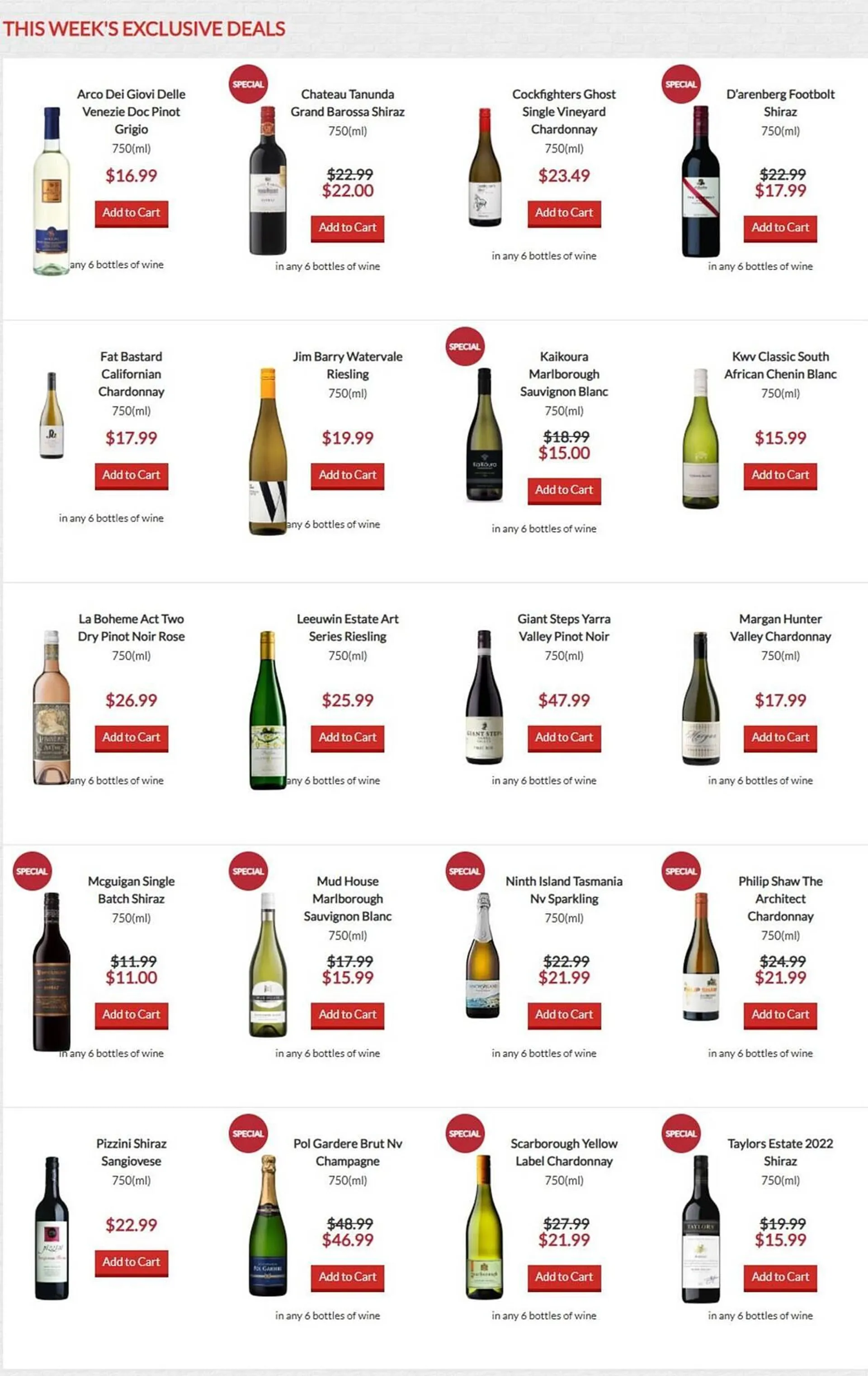 Chambers Cellars catalogue - 1