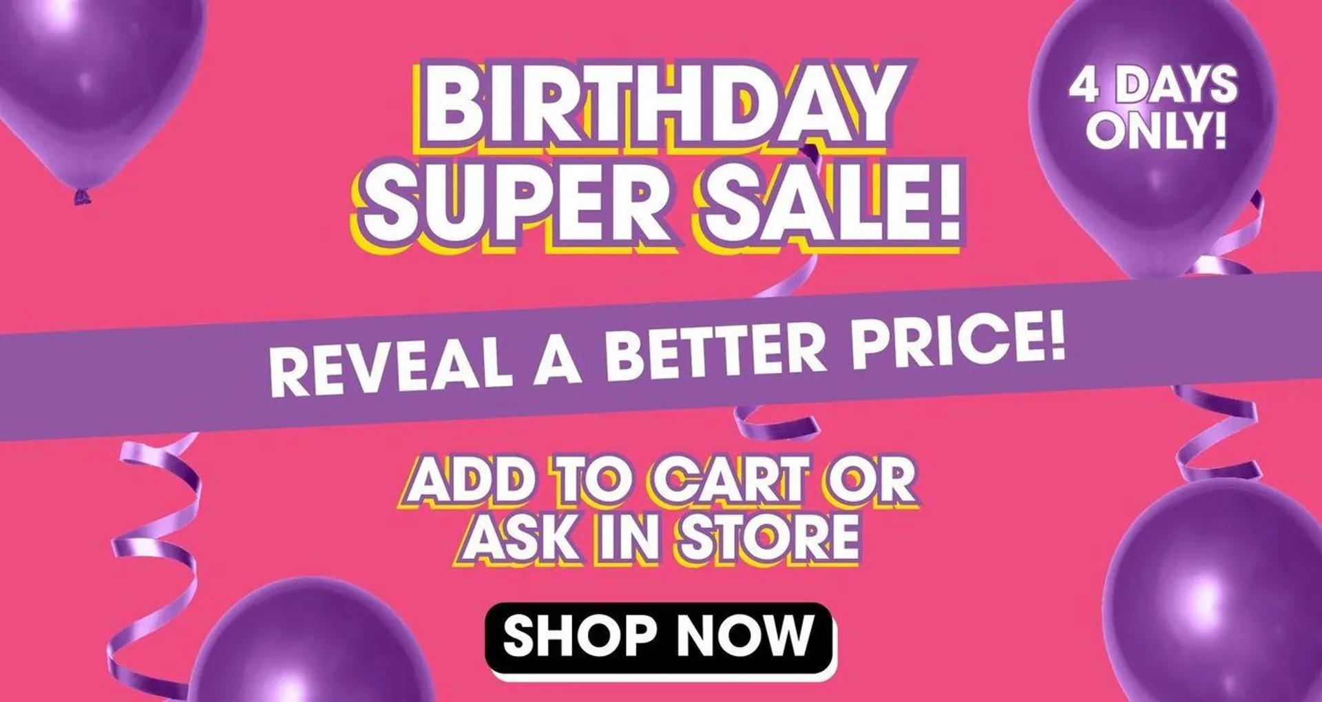 Birthday Super Sale - 1