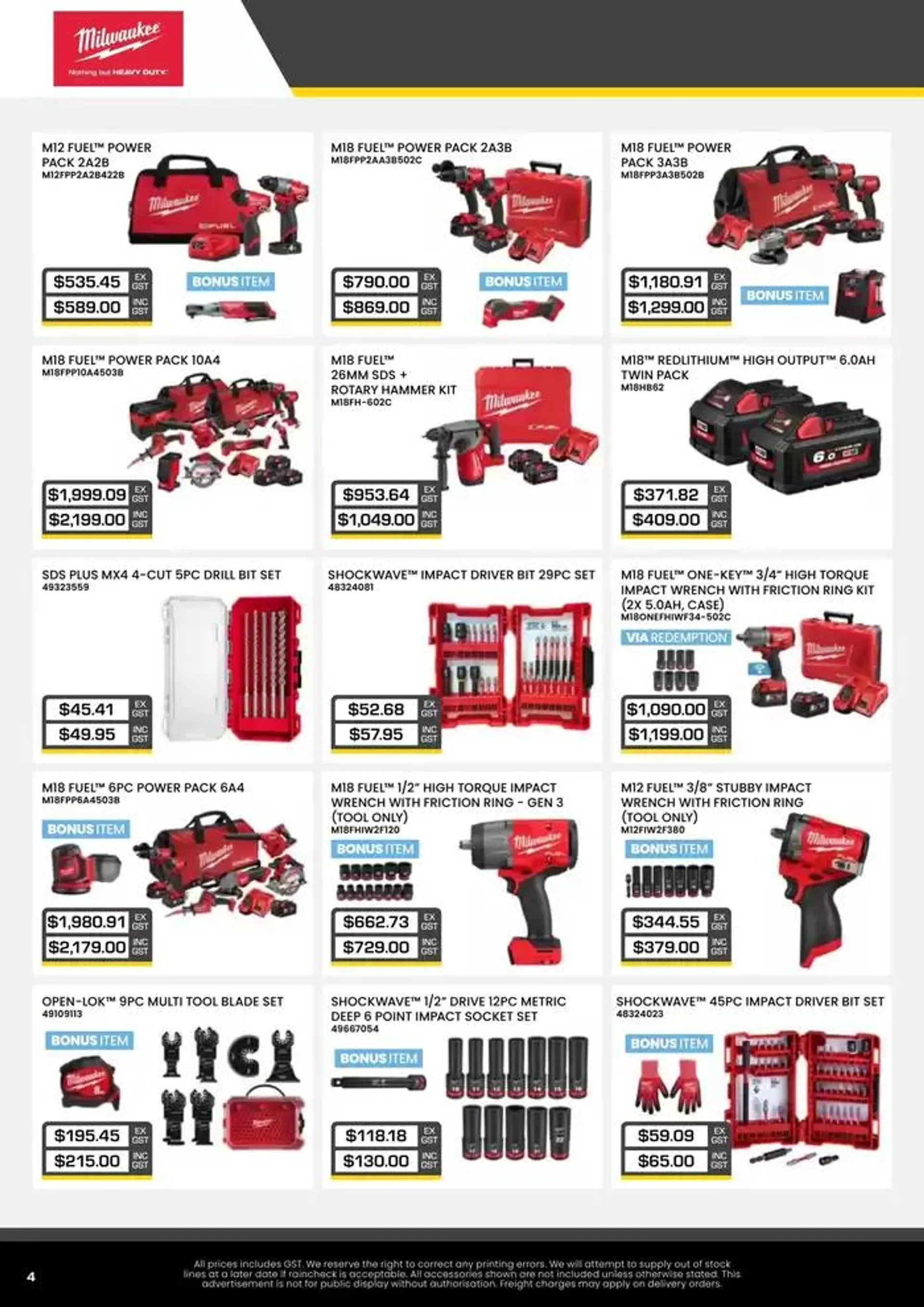 Tool Centre McKinnon Jan-Mar 2025 - Catalogue valid from 24 December to 31 March 2025 - page 4