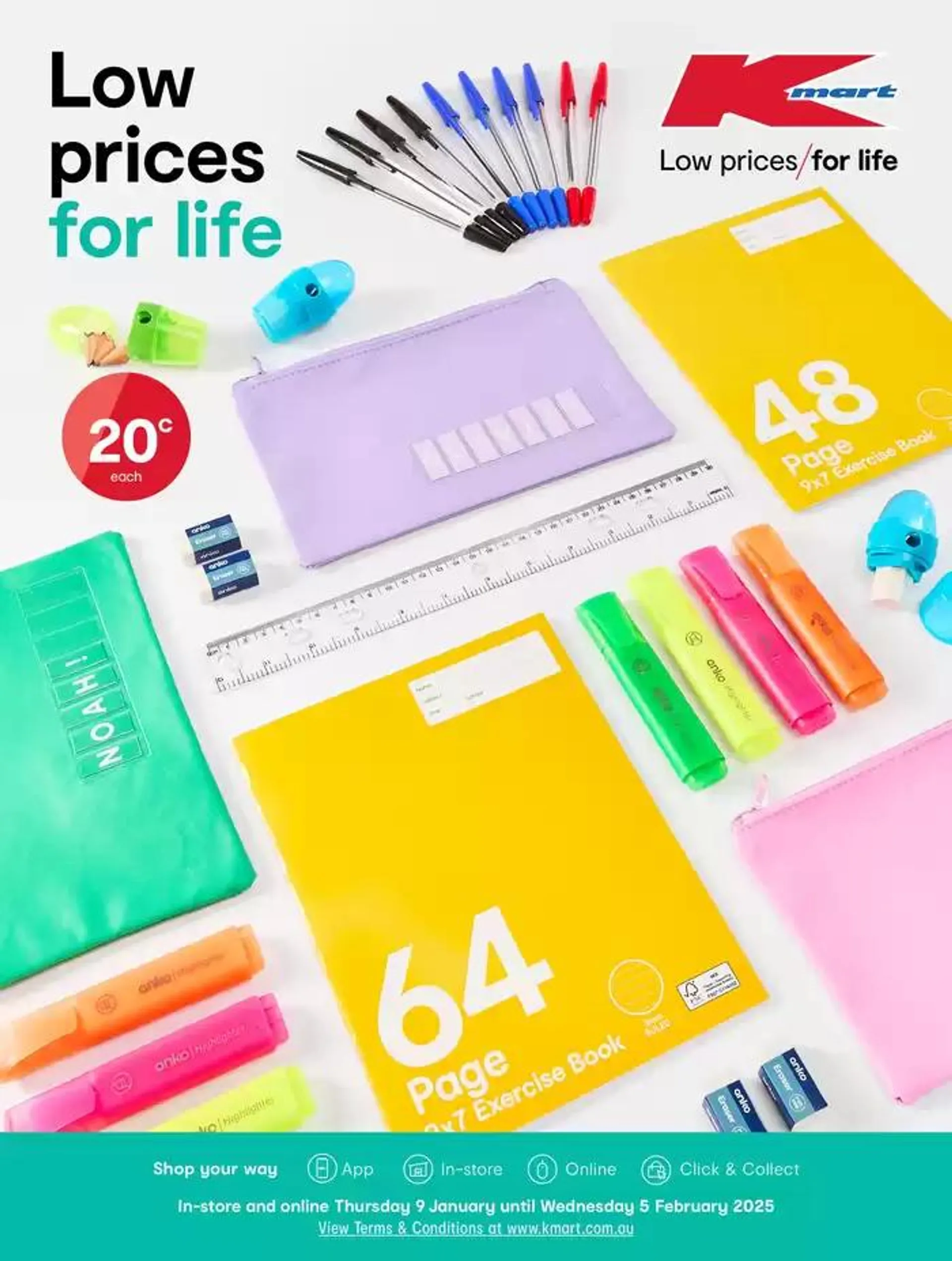 BACK TO SCHOOL - Low prices for life - 1