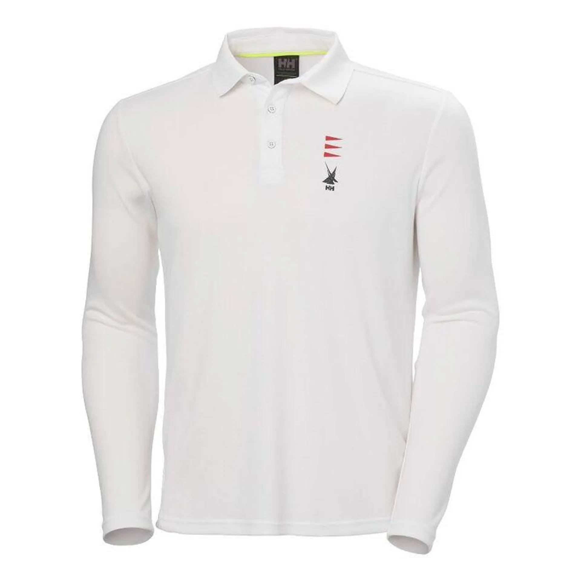 Helly Hansen Men's Skagerrak Quick Dry Long Sleeve Polo White