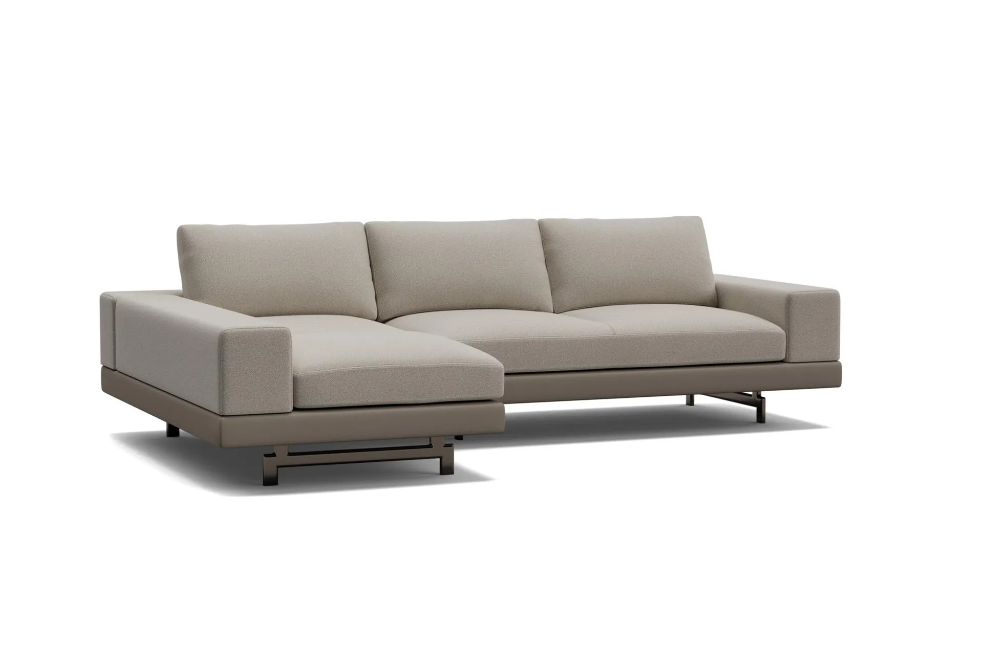 Kato Soft Arm 3-Seater Sofa with Chaise - Custom Futuro