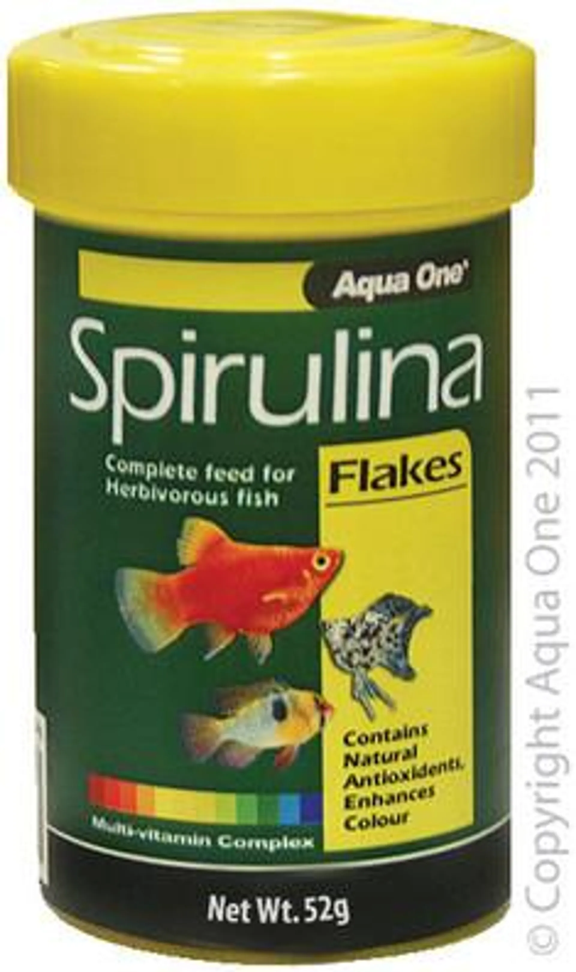 Aqua One Spirulina Flake Fish Food