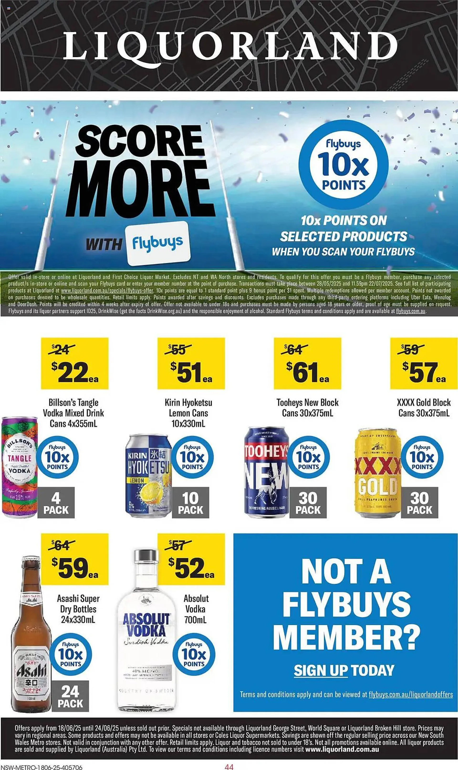 Liquorland catalogue - Catalogue valid from 18 June to 24 June 2025 - page 1