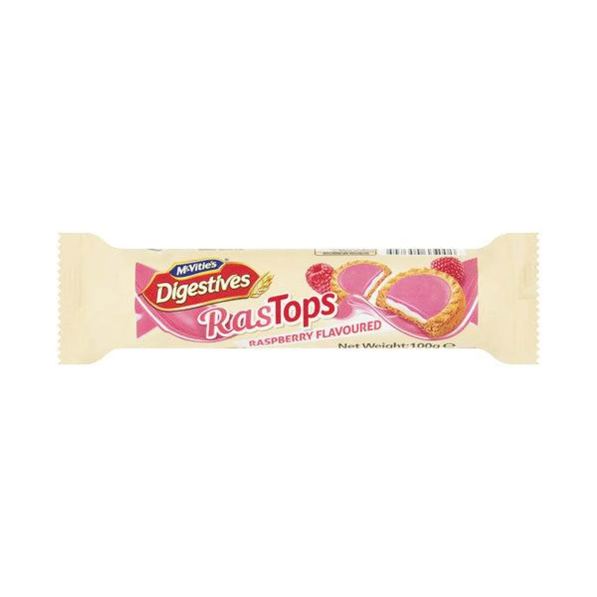 McVities Digestives Raspberry Tops 100g