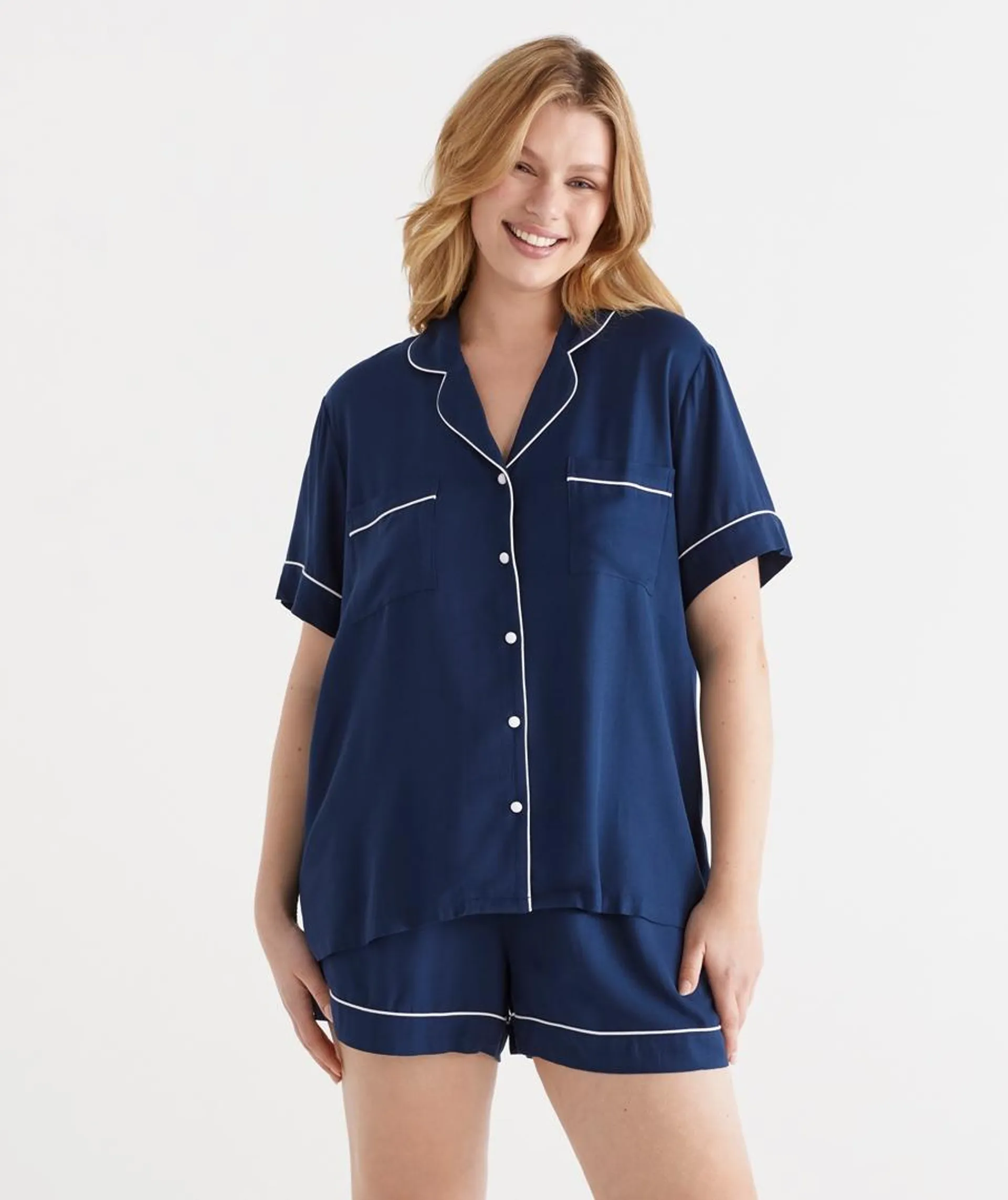 Royal Navy Pyjama Shortie Set