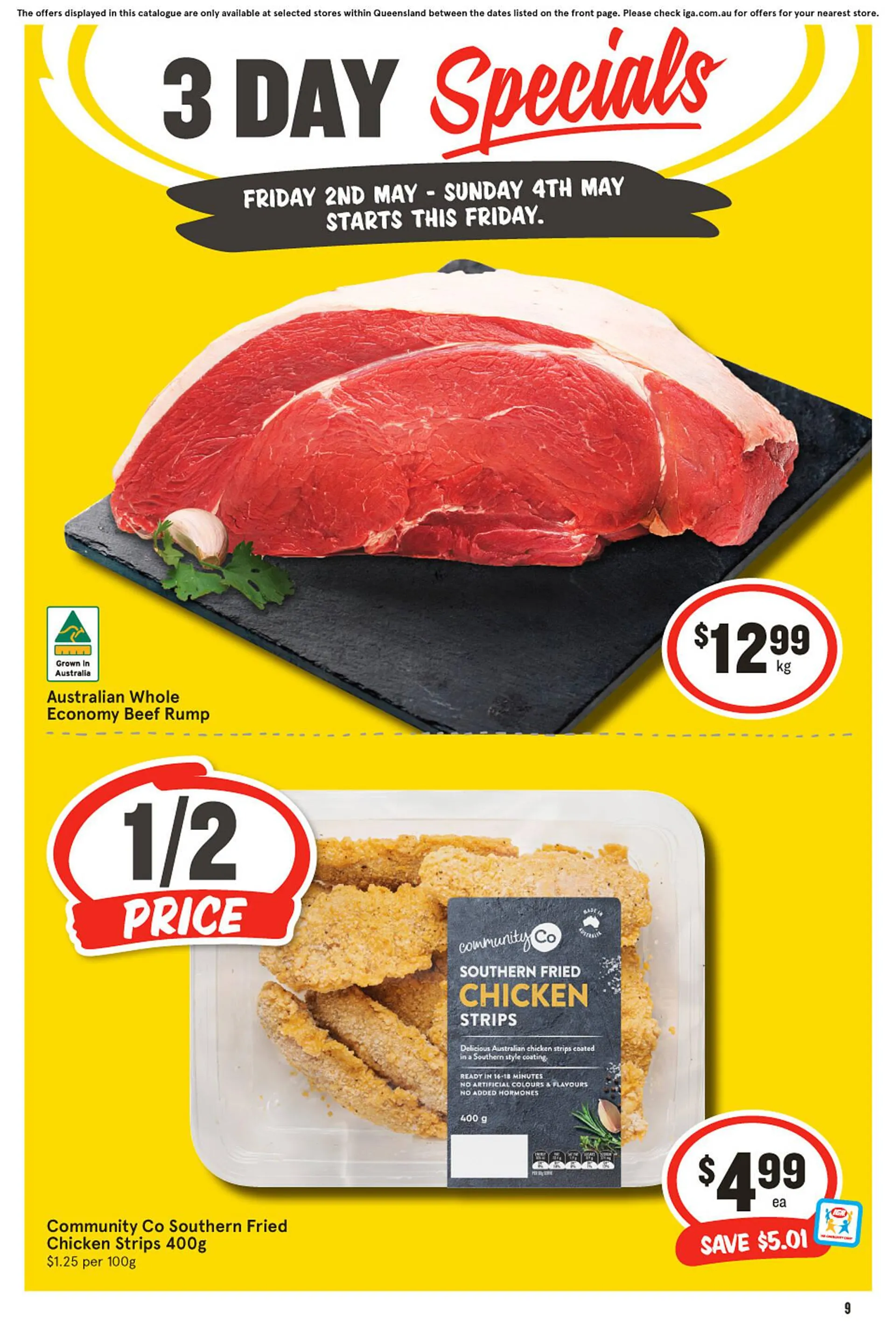 IGA catalogue - Catalogue valid from 2 May to 4 May 2025 - page 1