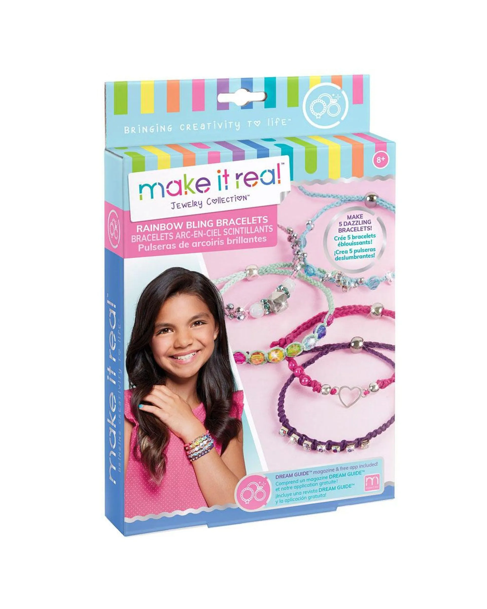 Make It Real Rainbow Bling Bracelet