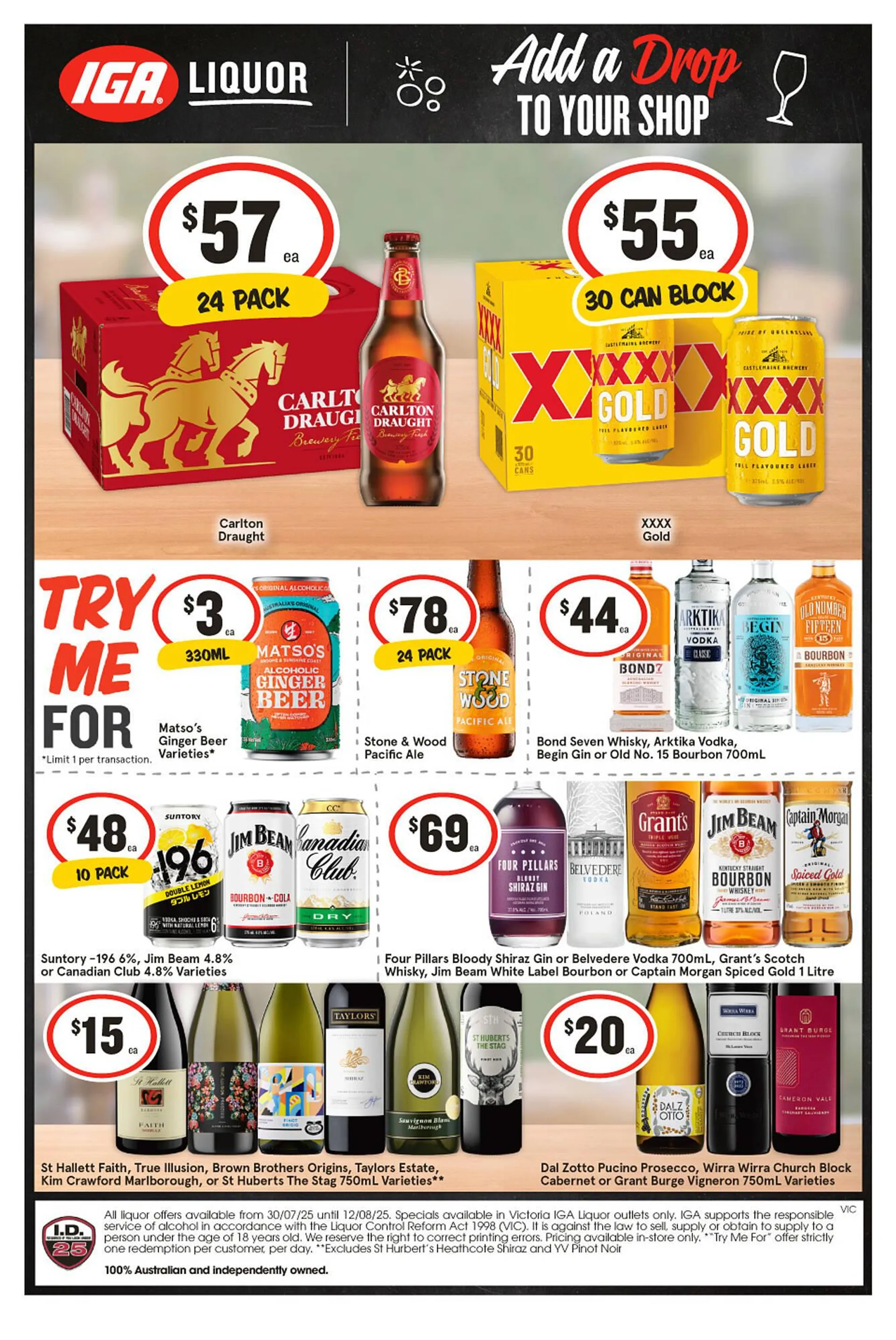 IGA Liquor catalogue - 1