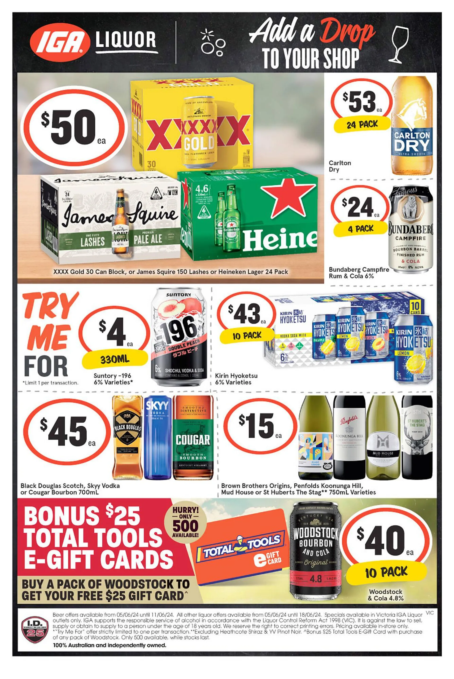 IGA Liquor catalogue - 1