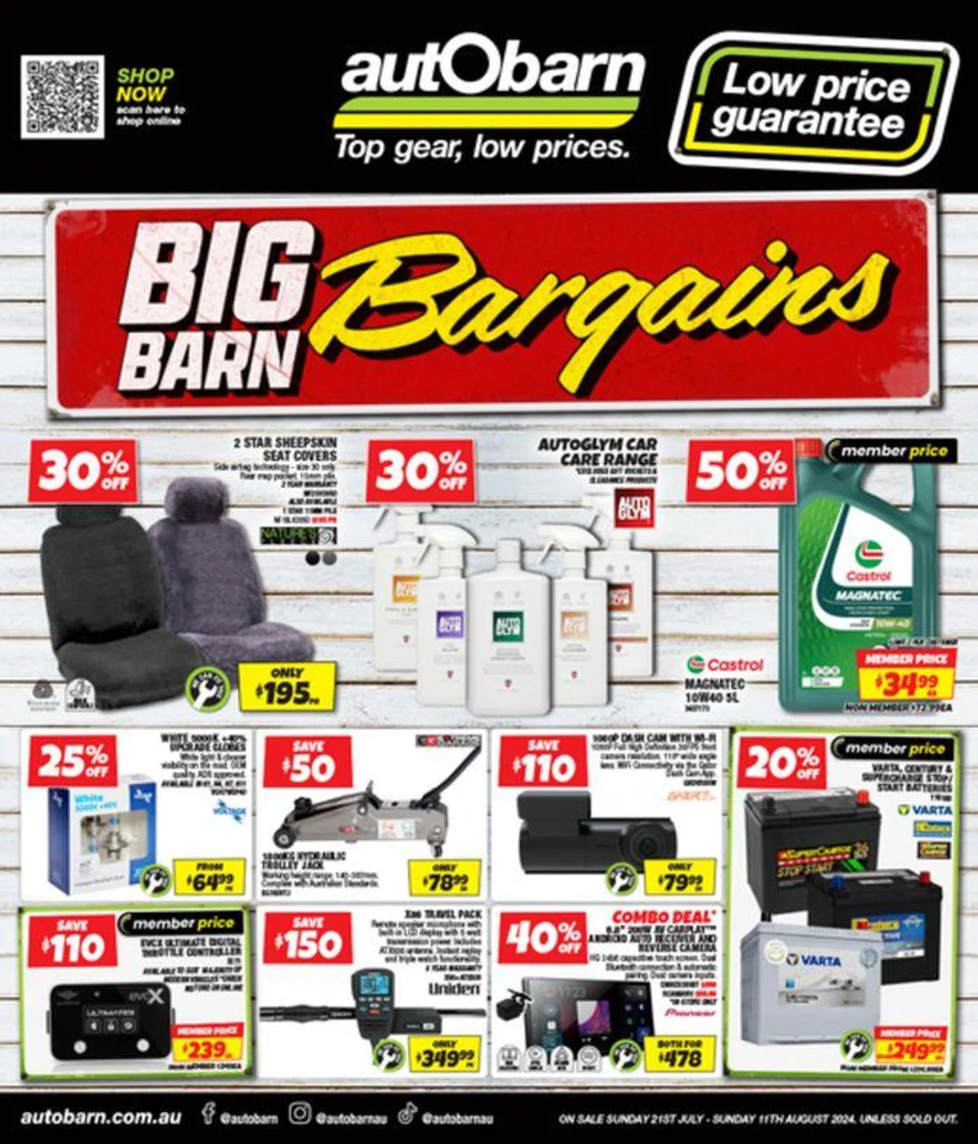 Big Barn Bargains - Catalogue valid from 22 July to 11 August 2024 - page 1