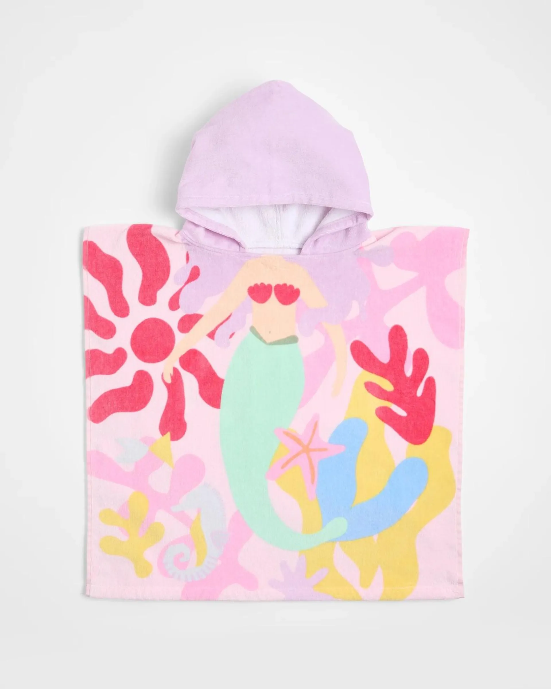 Kids Hooded Beach Towel - Millie the Mermaid