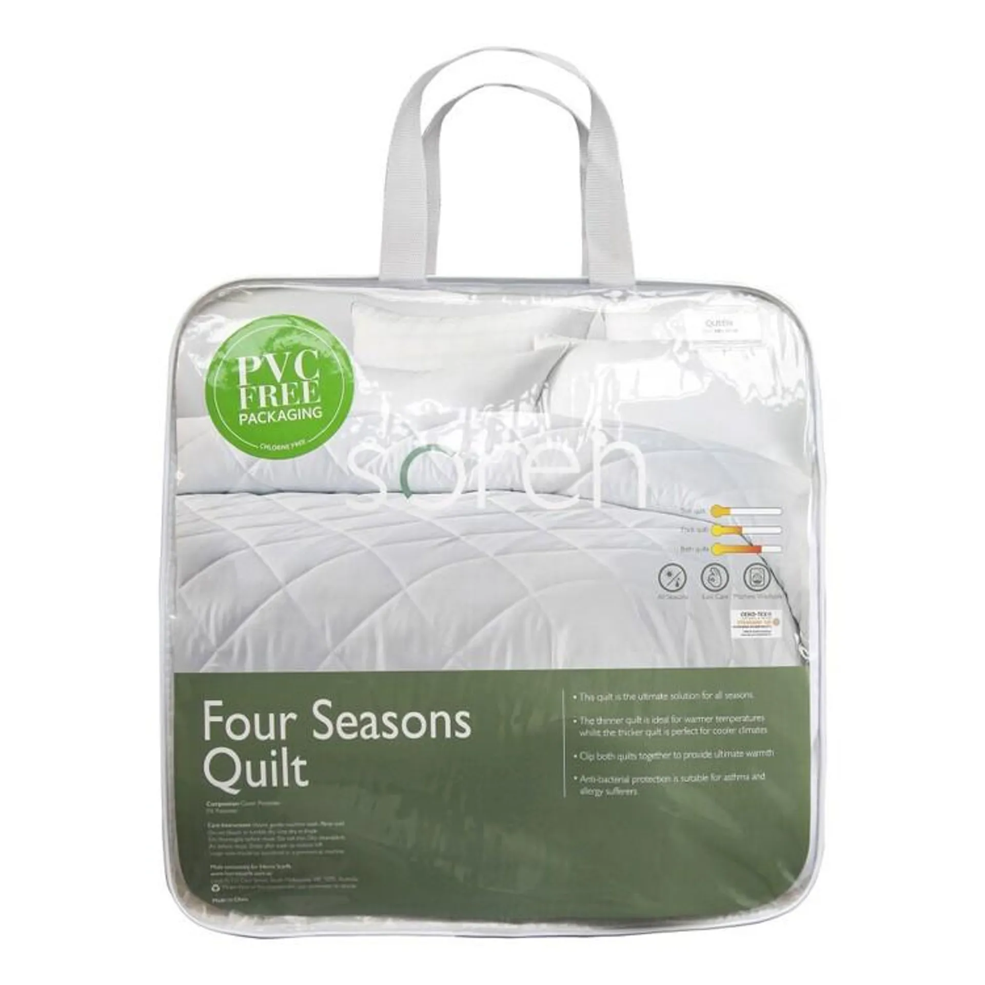 Soren Four Seasons Quilt White