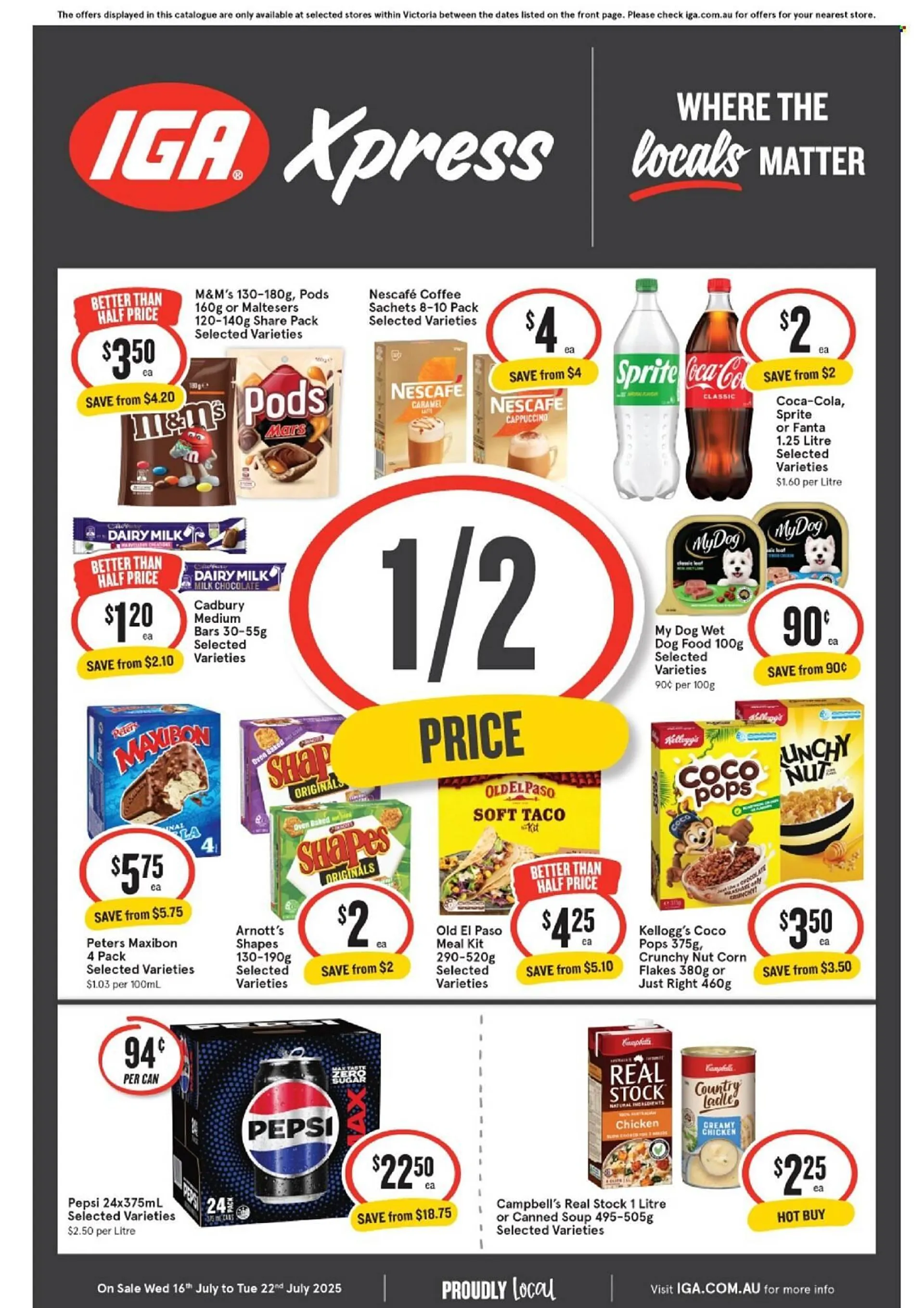 IGA Xpress catalogue - Catalogue valid from 16 July to 22 July 2025 - page 1