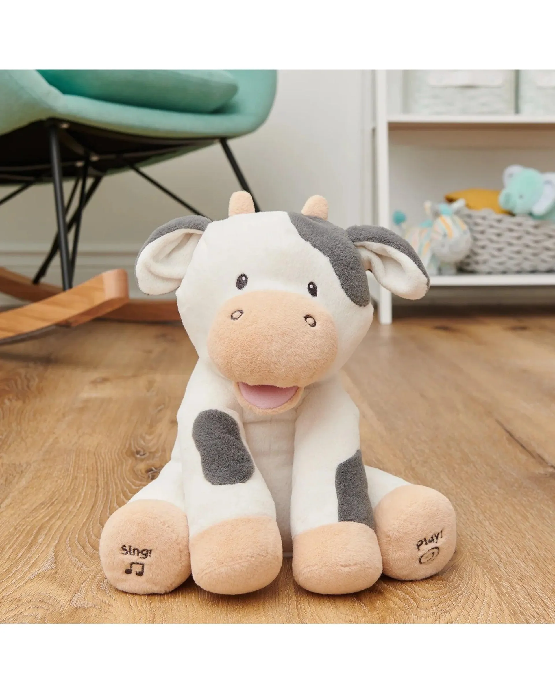 GUND ANIMATED: BUTTERMILK COW