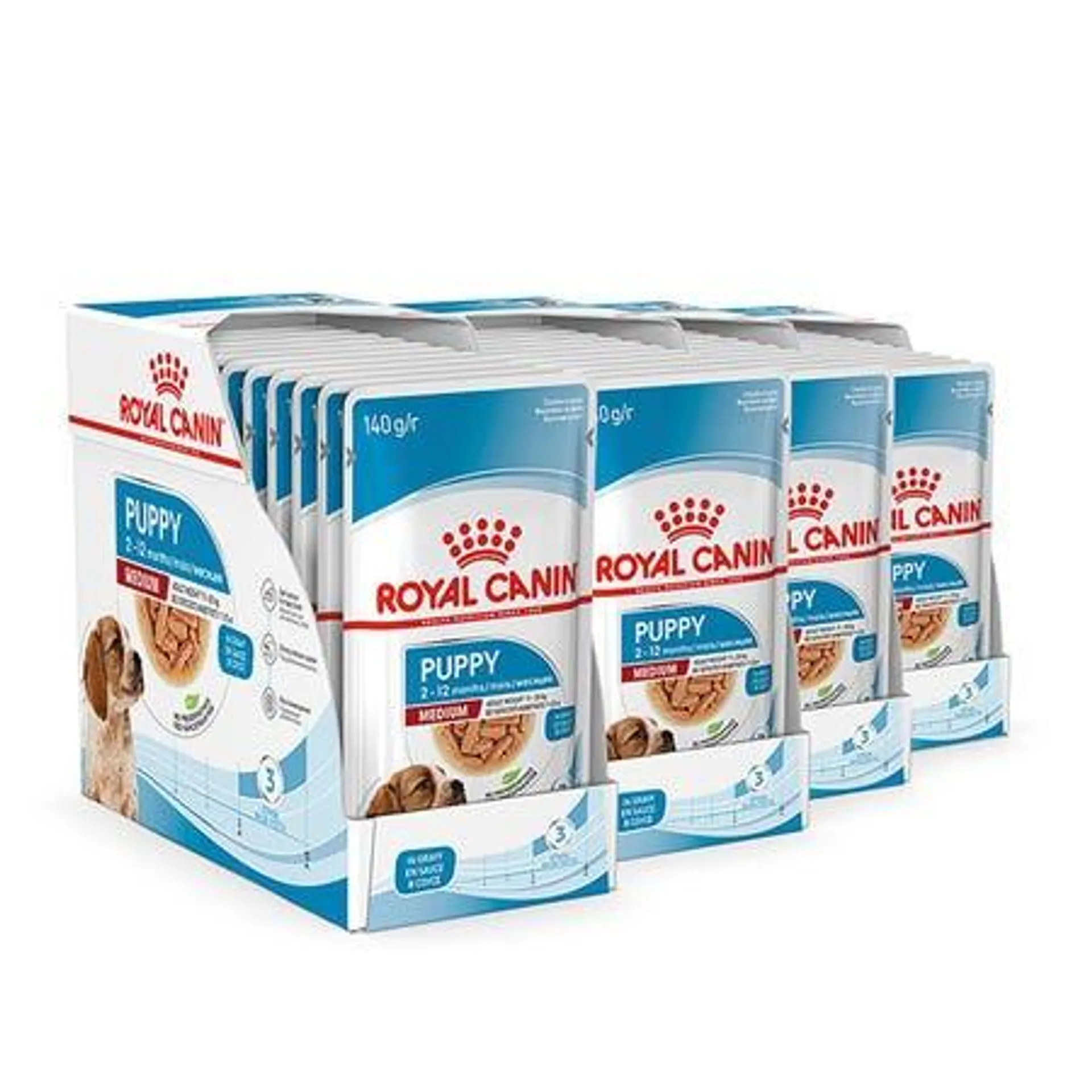 Royal Canin Medium Breed Puppy Pouch 140g x 40